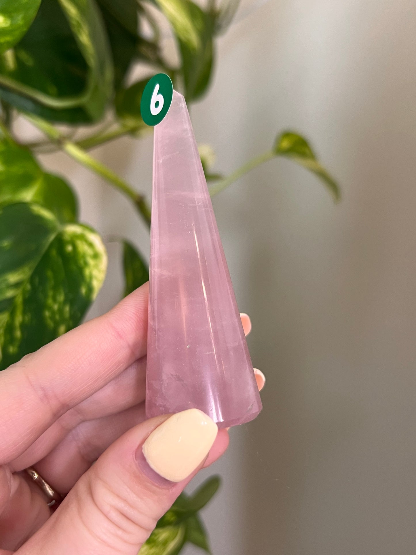 Rose Quartz Ring Holder - 6