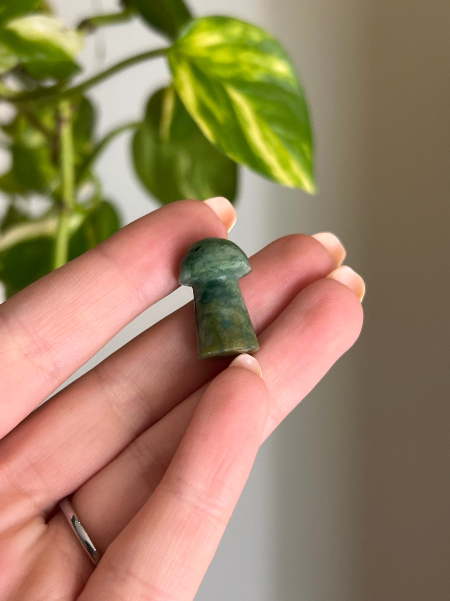 Green Aventurine Mini Mushroom