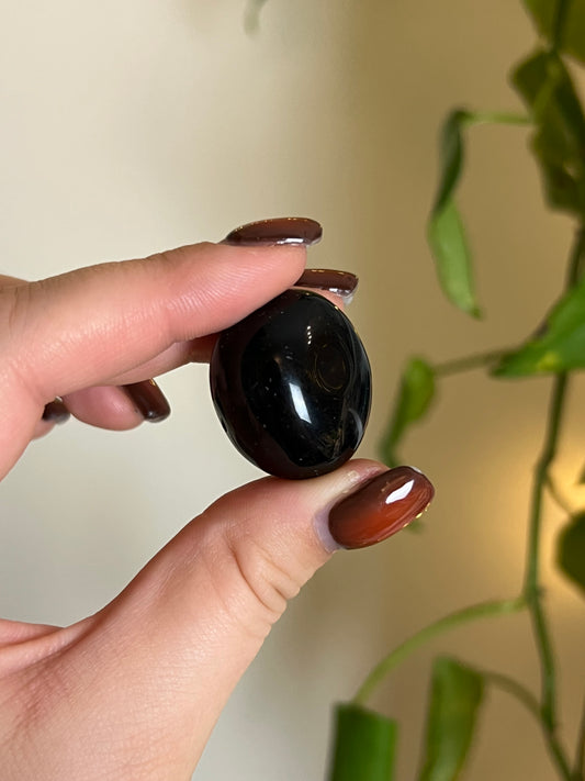 Black Obsidian Tumbled