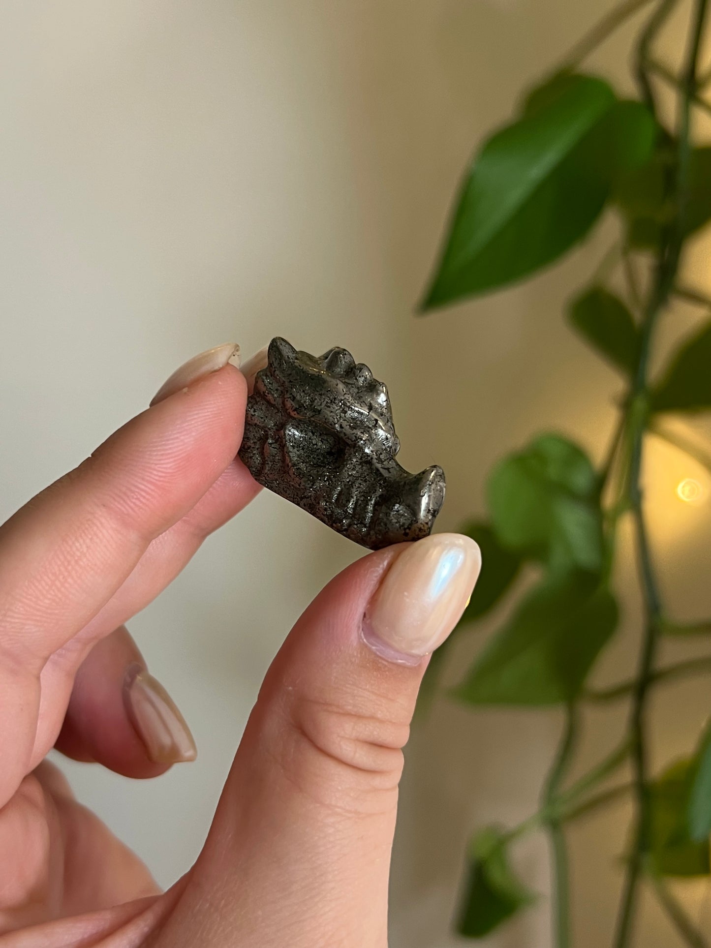 Pyrite Small Dragon Head