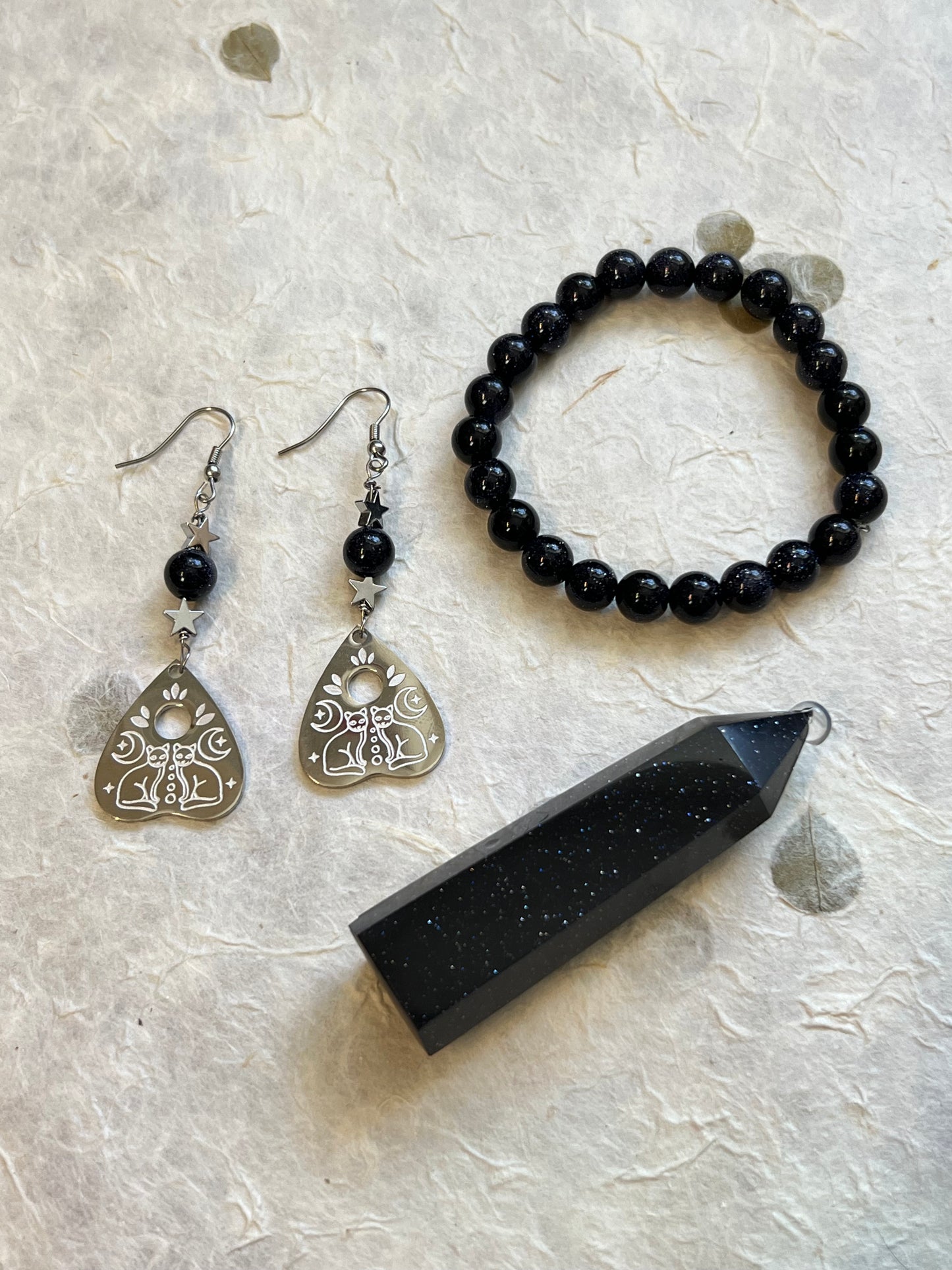 Cats of The Moon Earrings