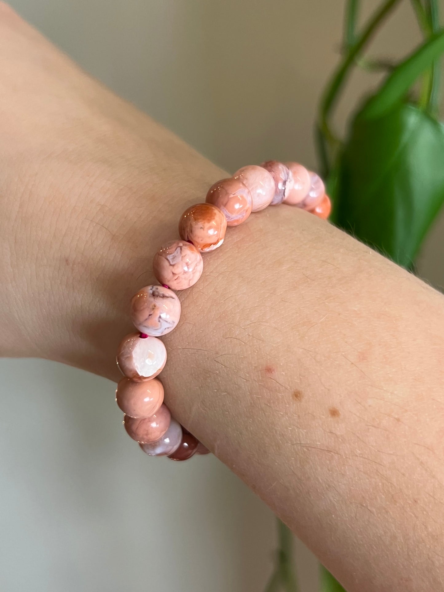 Bubblegum Agate Bracelet