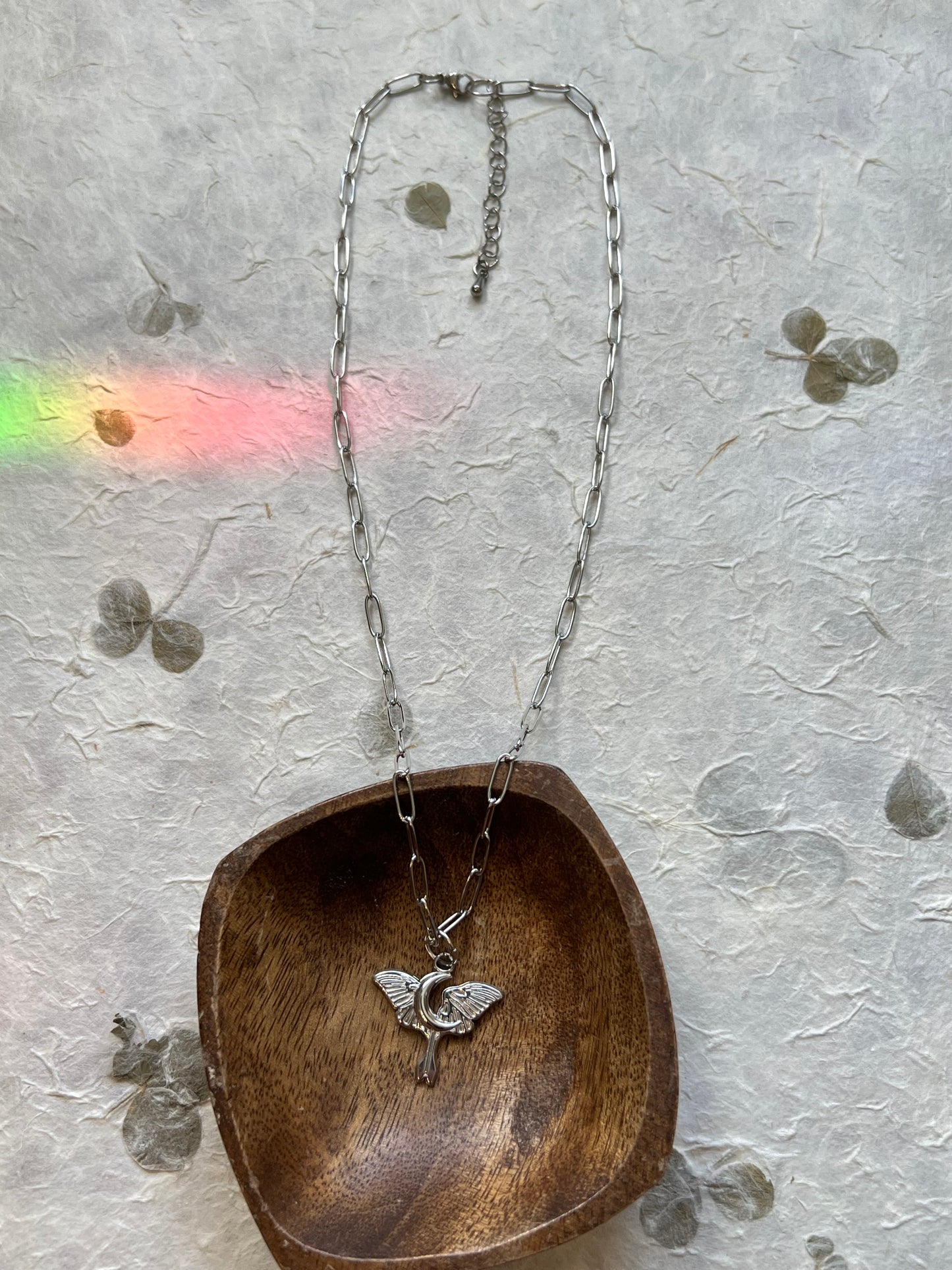 Lunar Moth Necklace