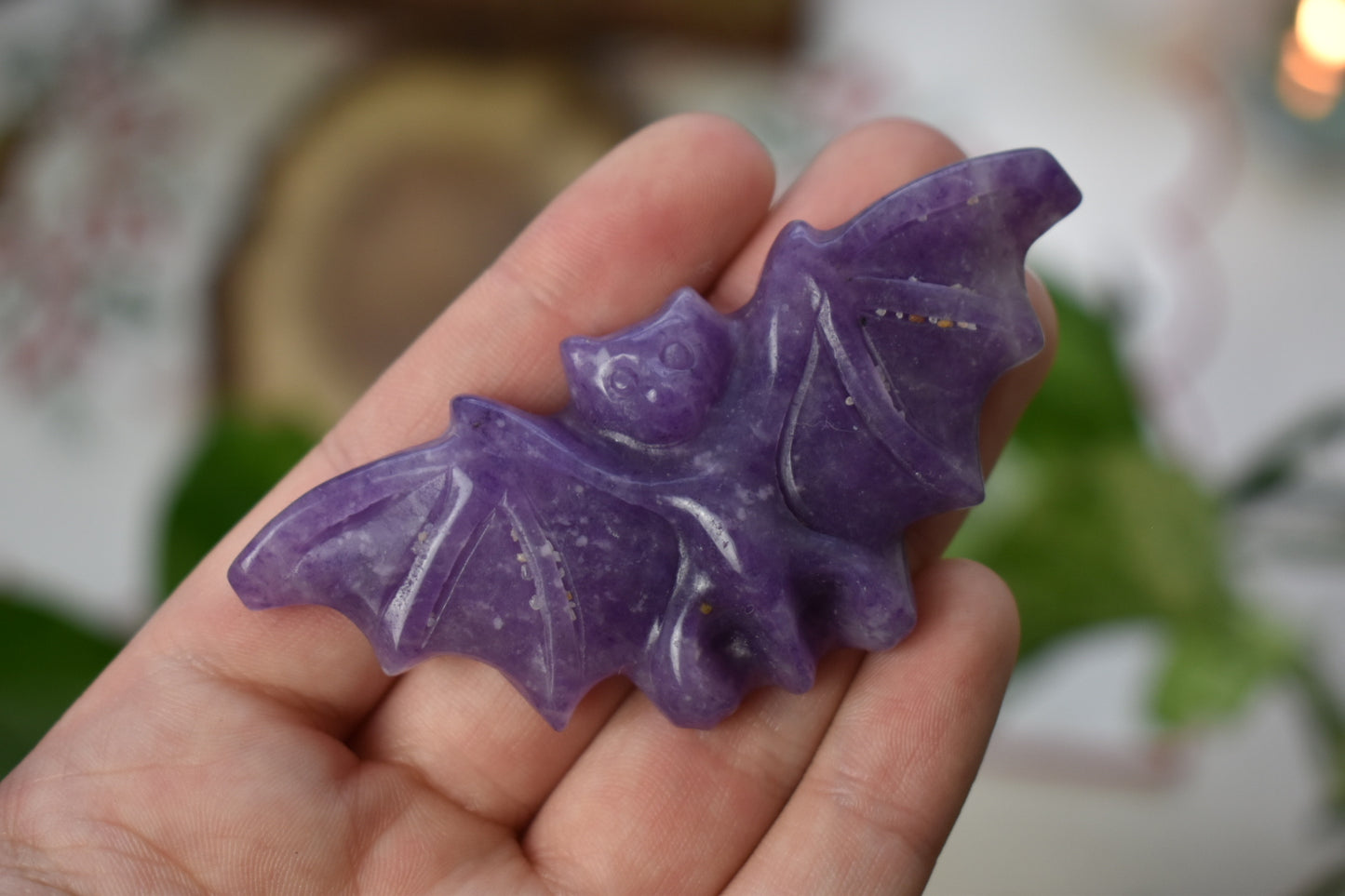 Lepidolite Bat