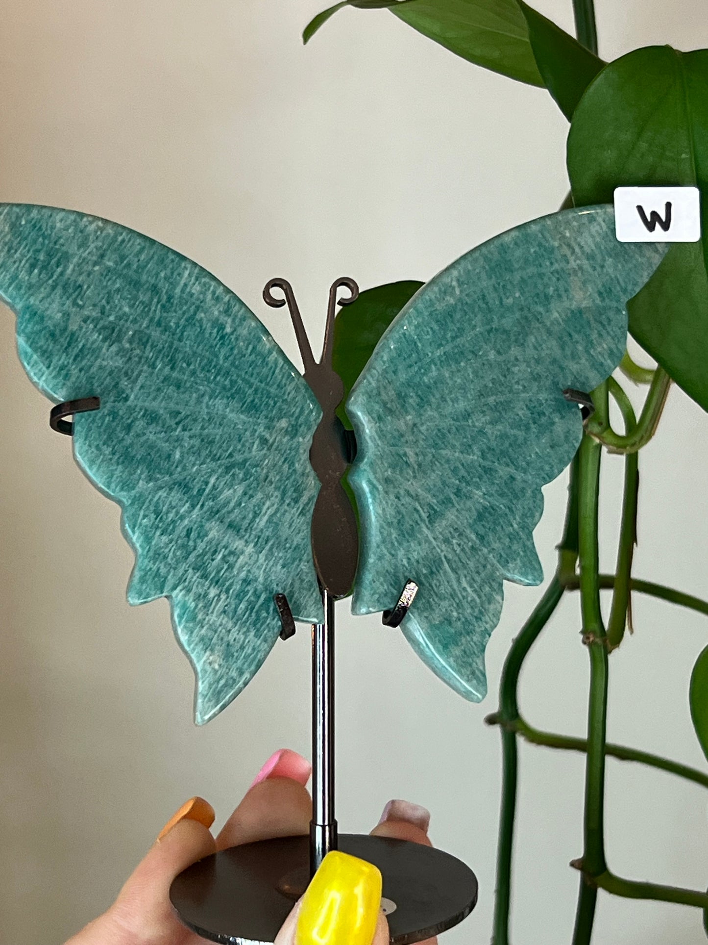 Amazonite Butterfly Stand - W