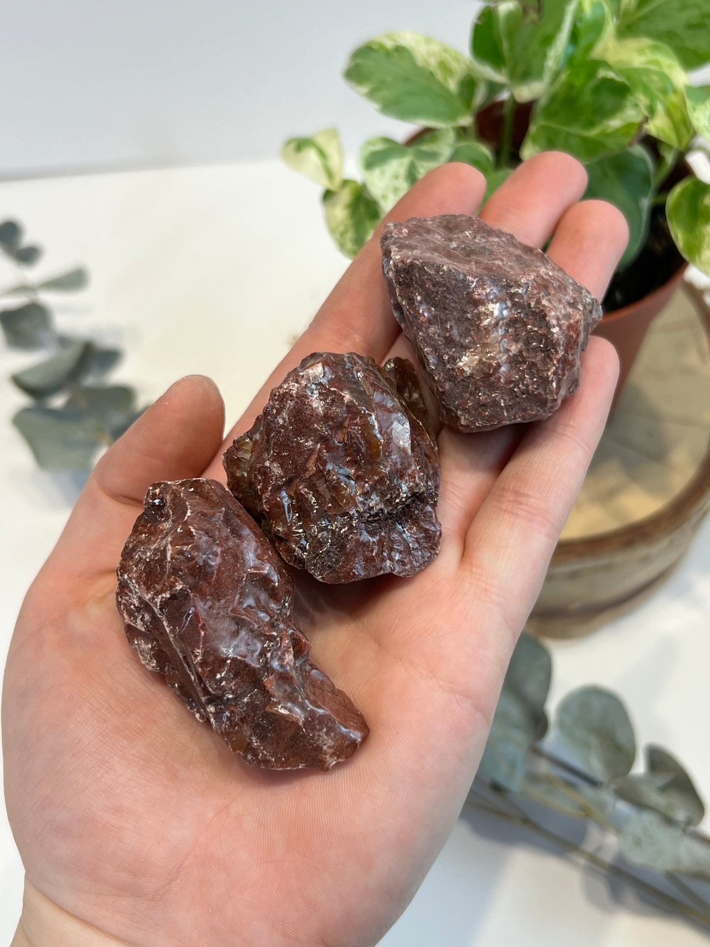 Red Calcite Raw