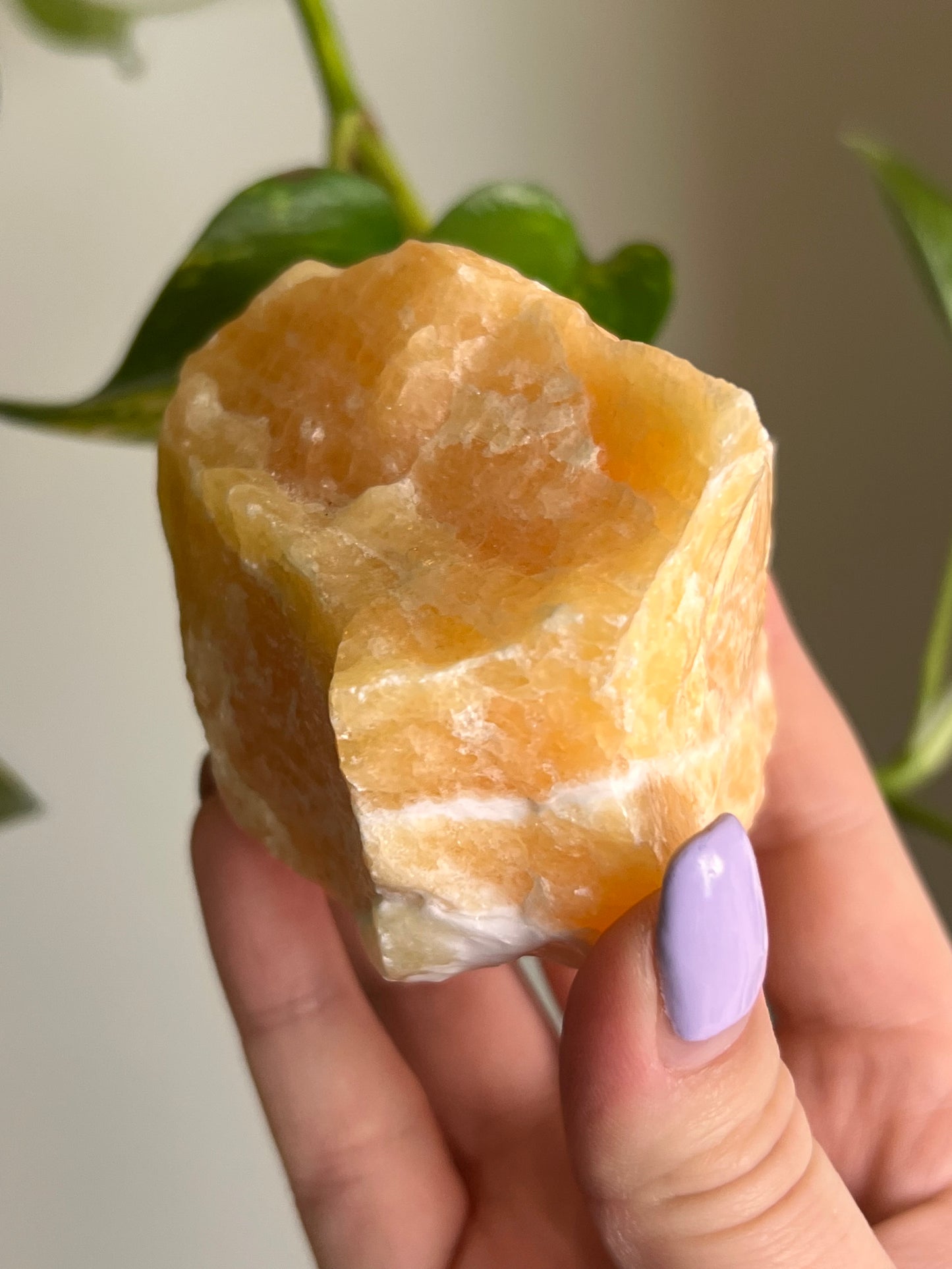 Orange Calcite Raw