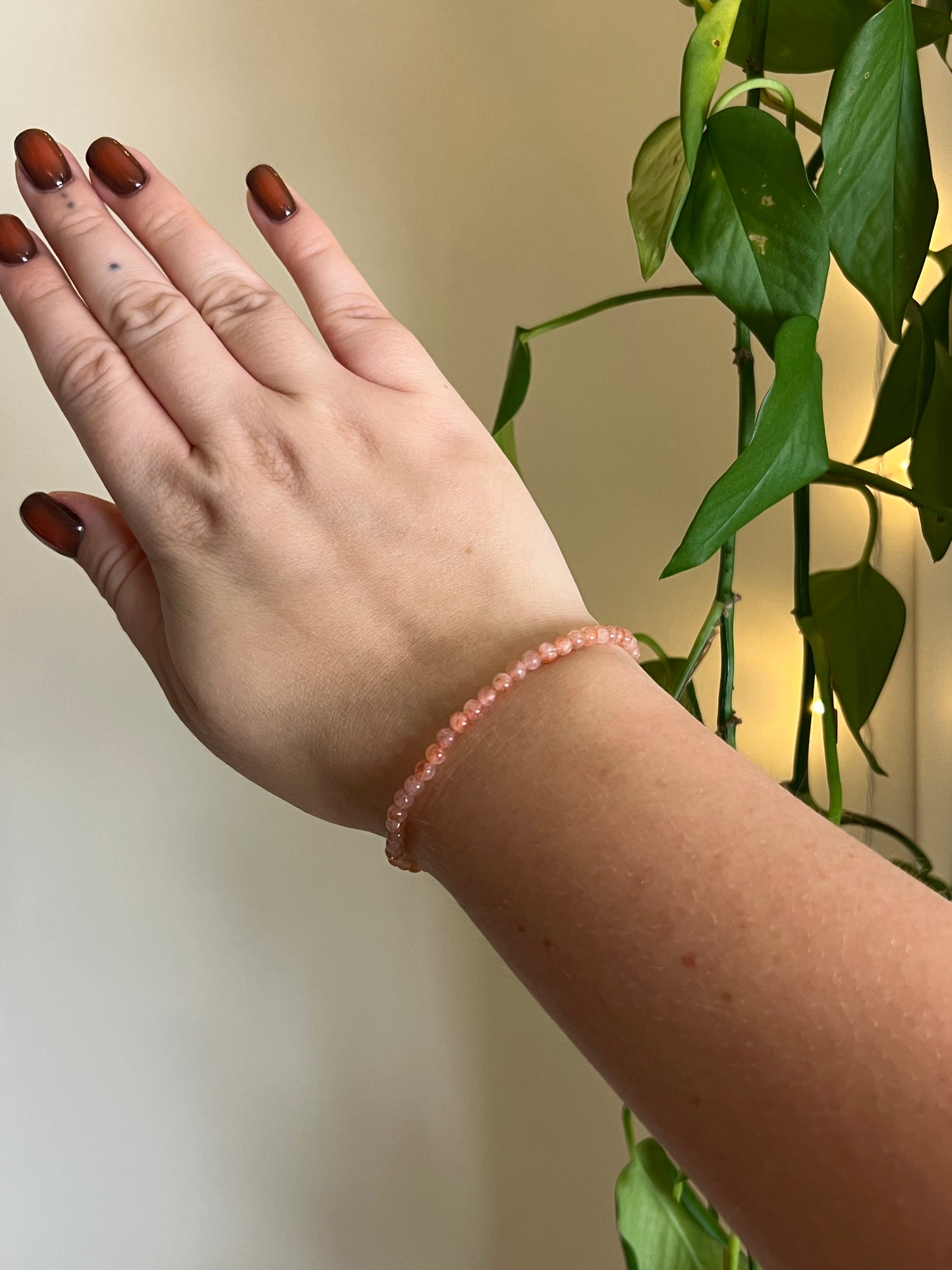 4mm Sunstone Bracelet