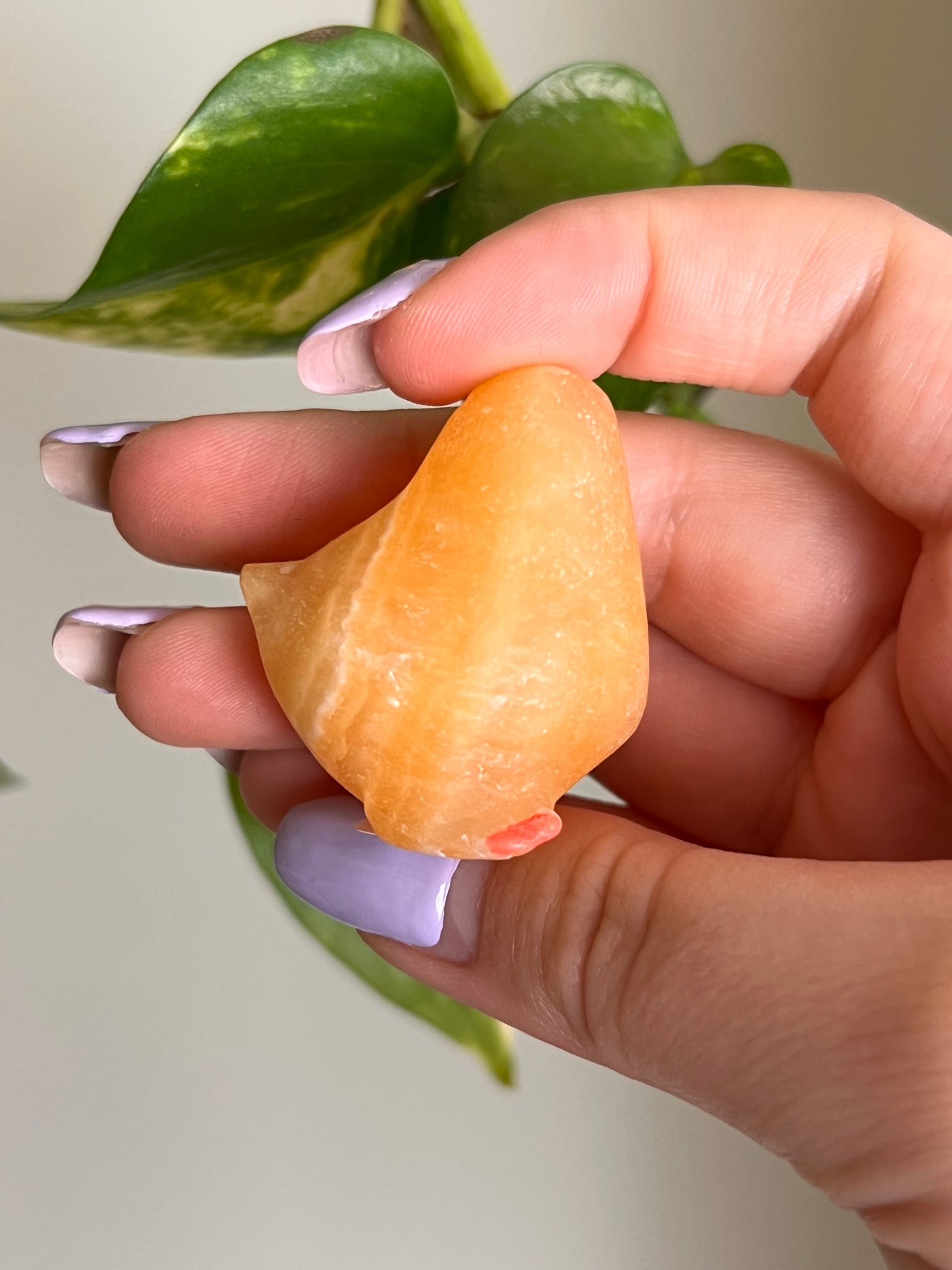Orange Calcite Chick