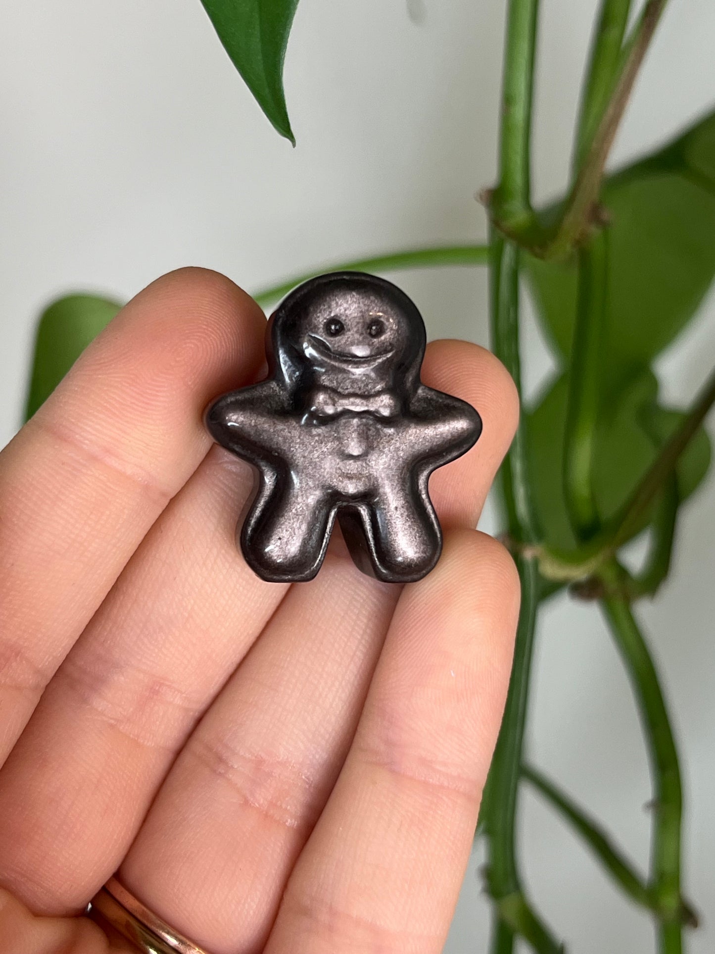 Silver Sheen Obsidian Gingerbread