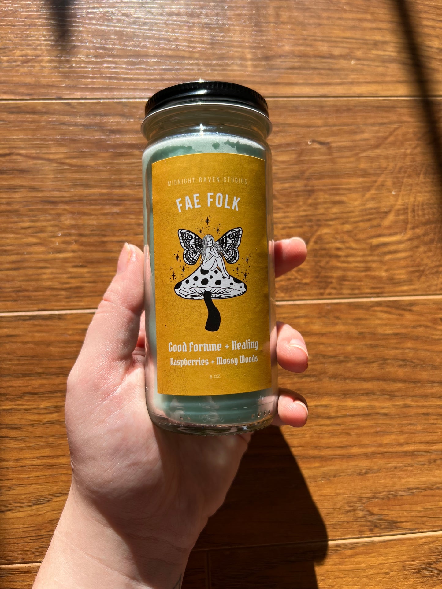 Fae Folk Candle