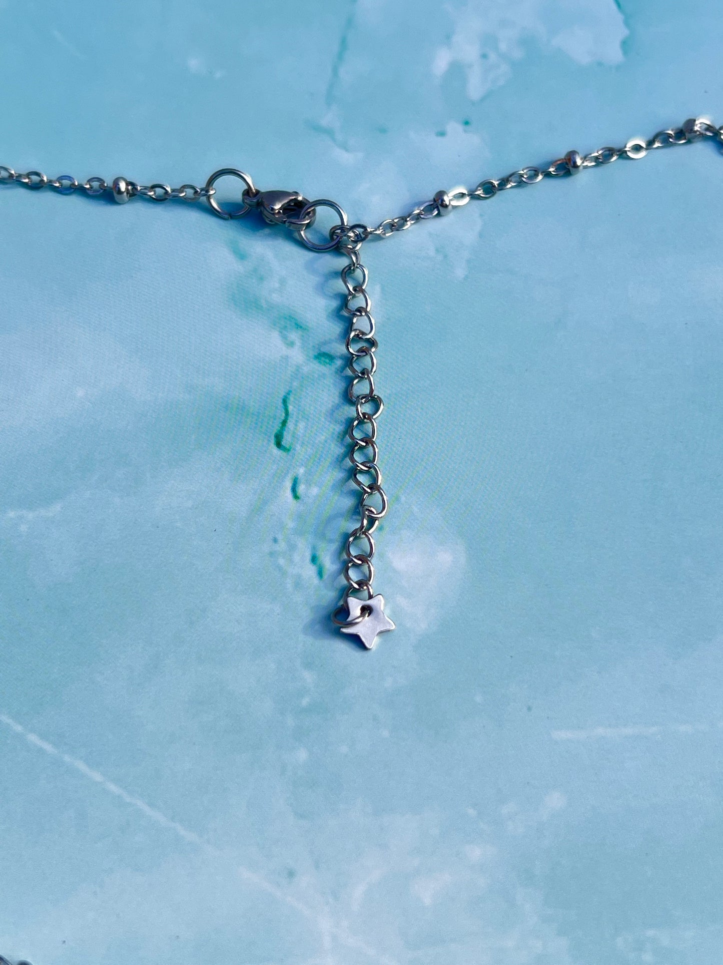 Freshwater Pearl and Druzy Agate Necklace - 4