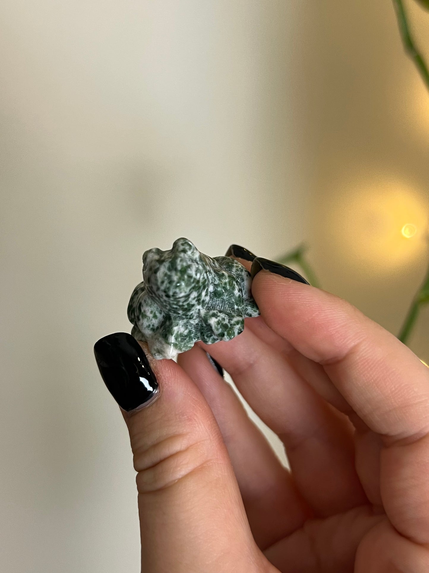 Green Spot Jasper Frog - Intuitively Chosen