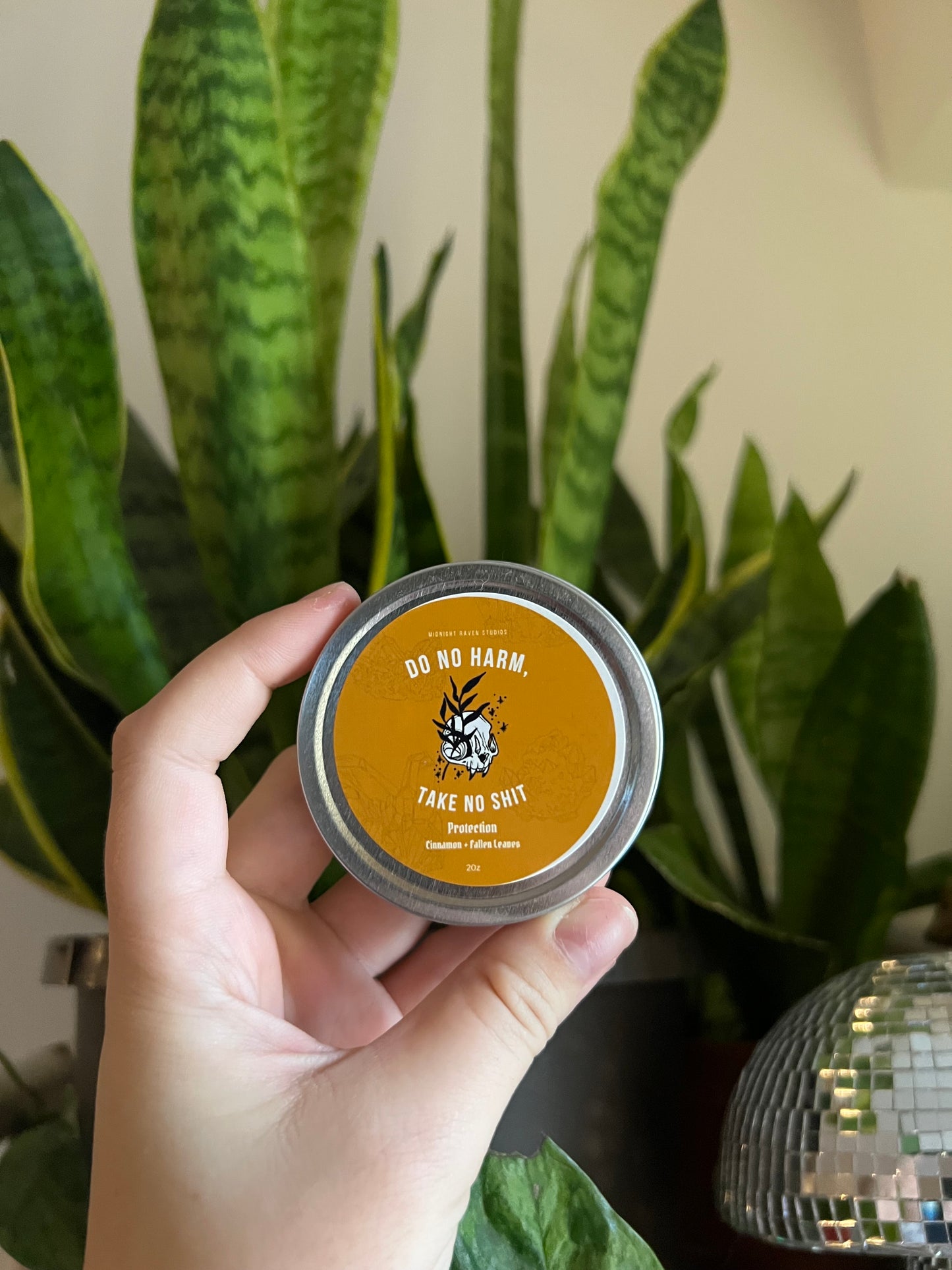 Do No Harm, Take No Shit Lg Tealight