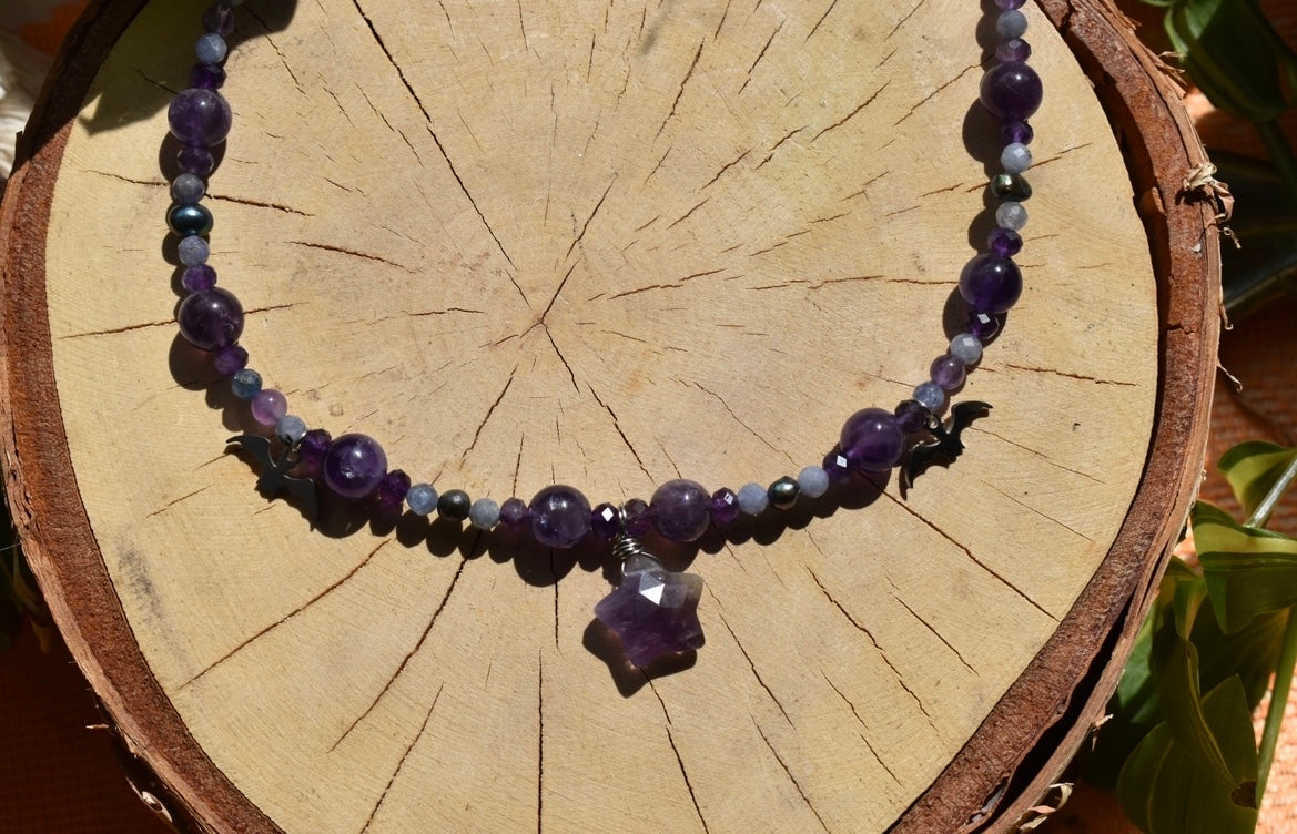Queen of Bats Necklace