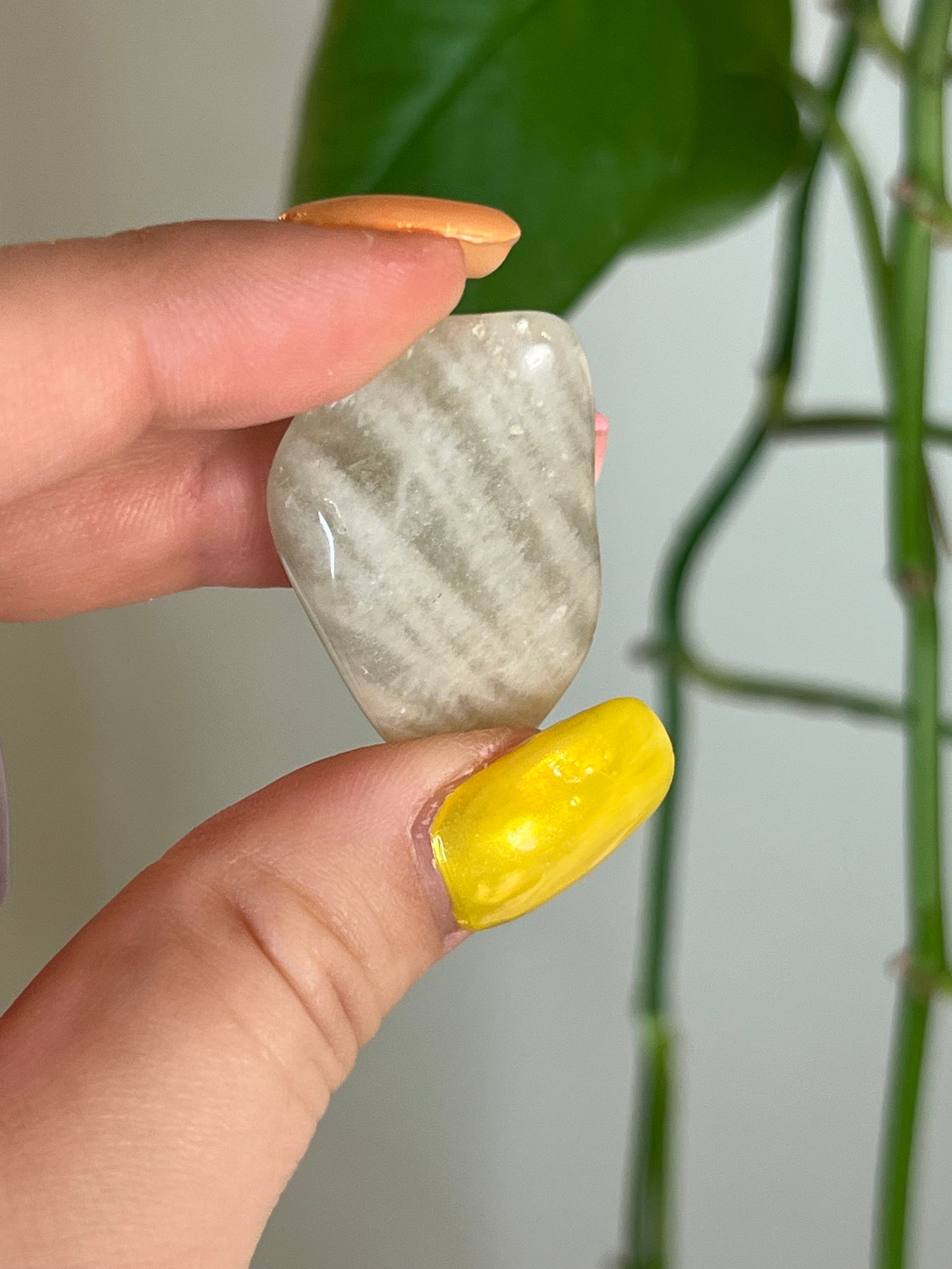 Green Moonstone Tumbled