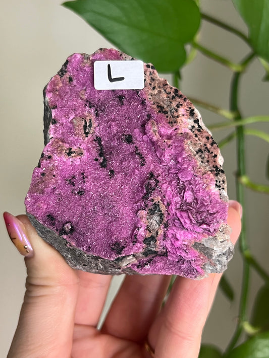 Bright Pink Cobalt Calcite Specimen - L