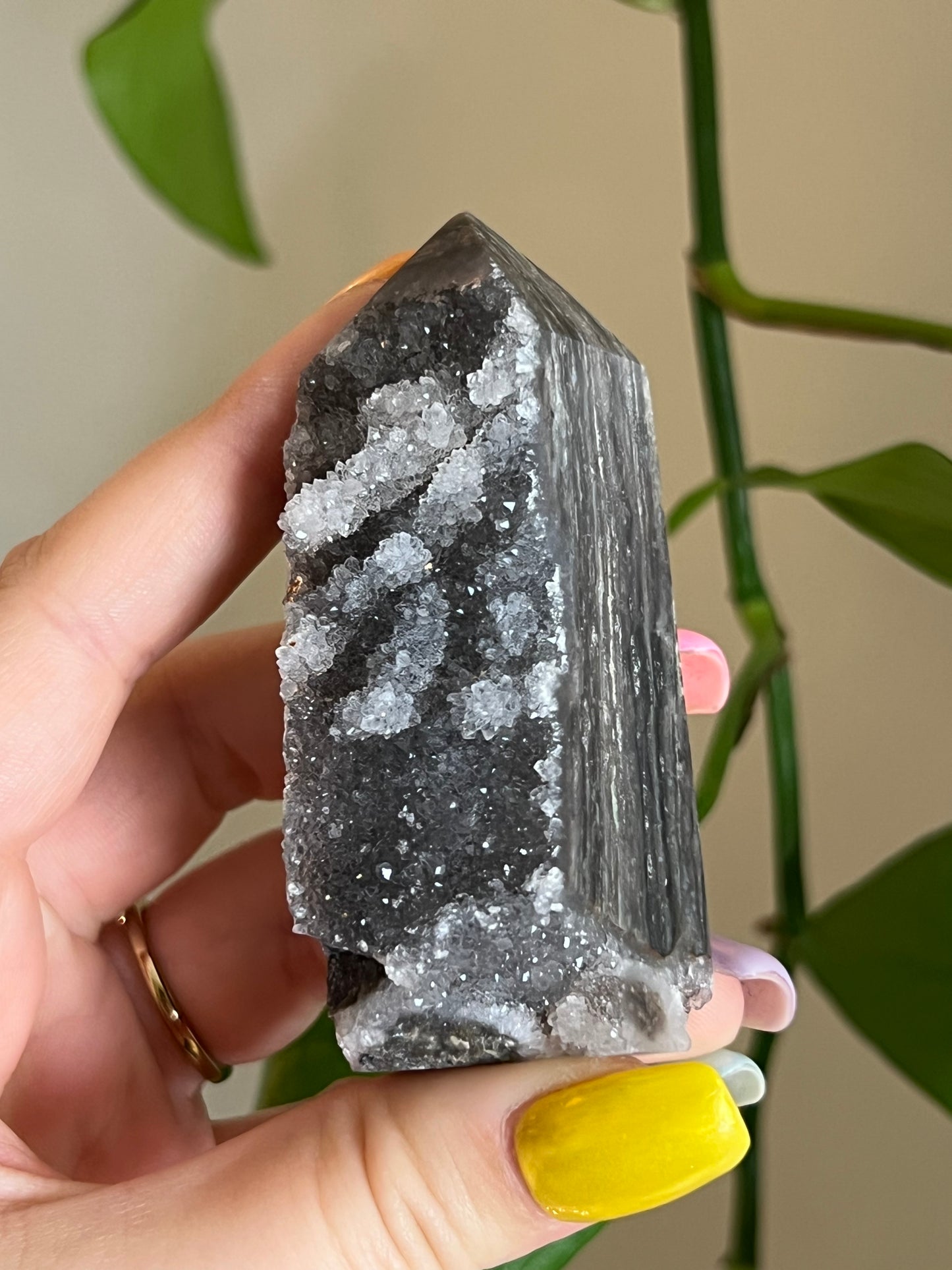 Druzy Chalcedony Tower R