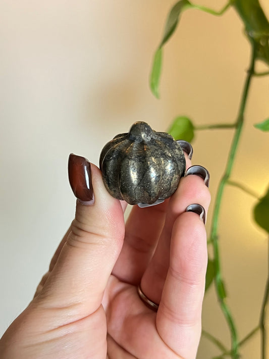 Pyrite Pumpkin