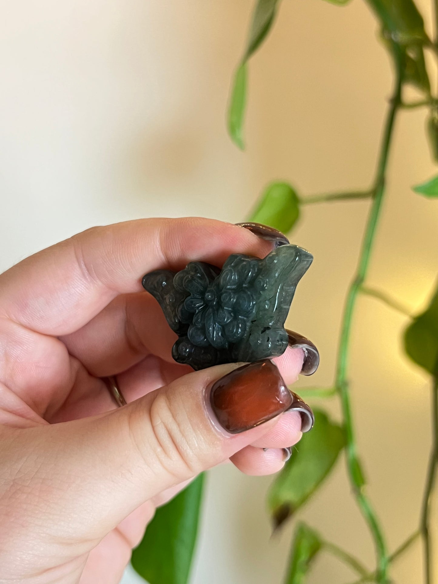 Flashy Labradorite Floral Butterfly