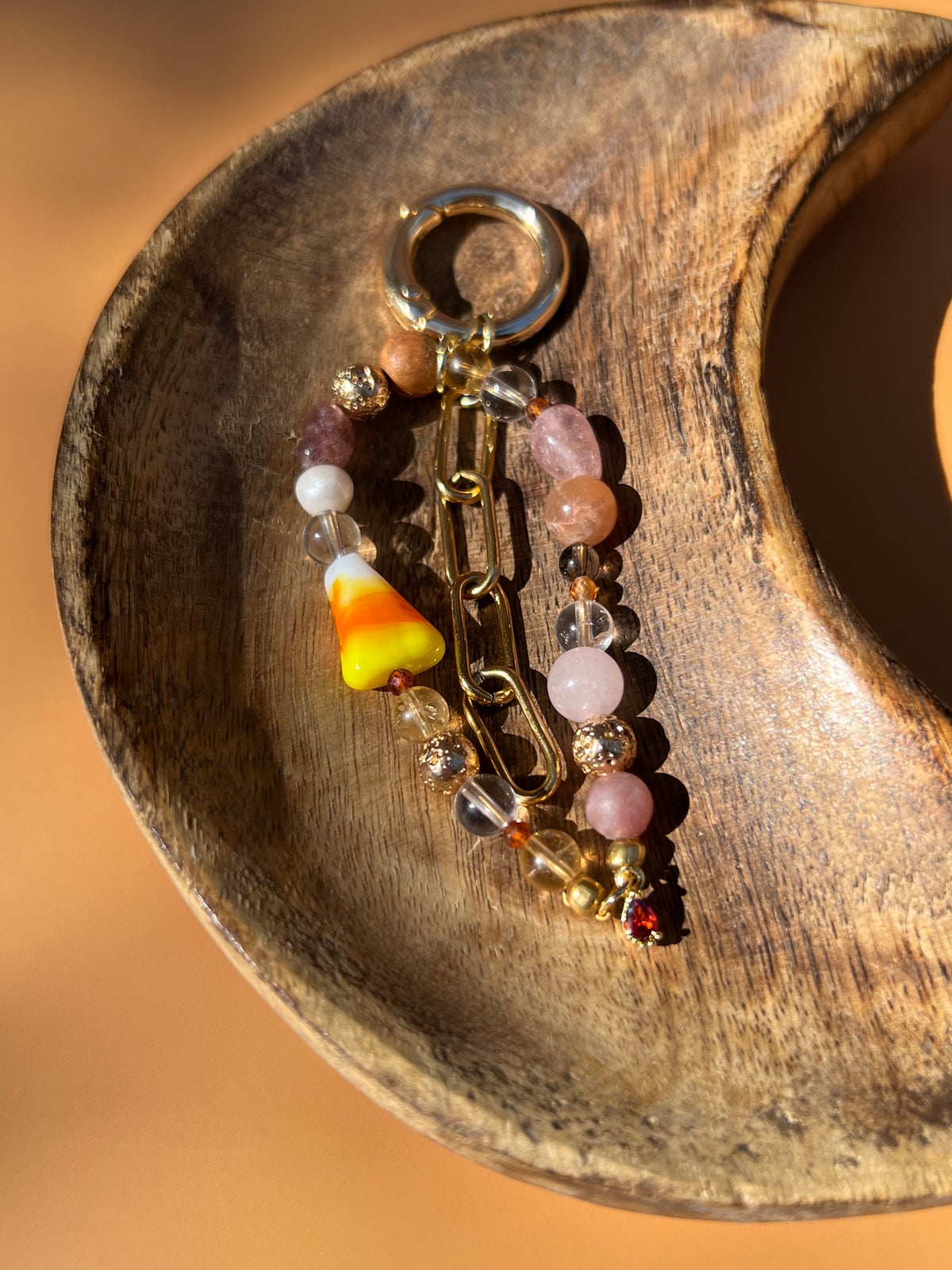 Candy Corn Bag Charm🍬