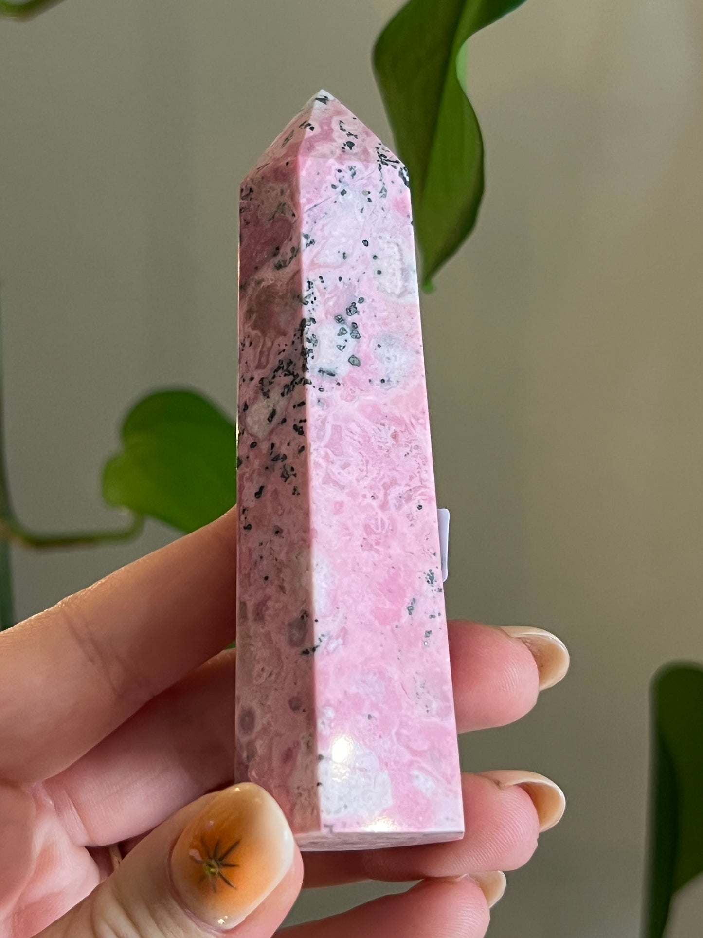Peruvian Rhodonite Tower