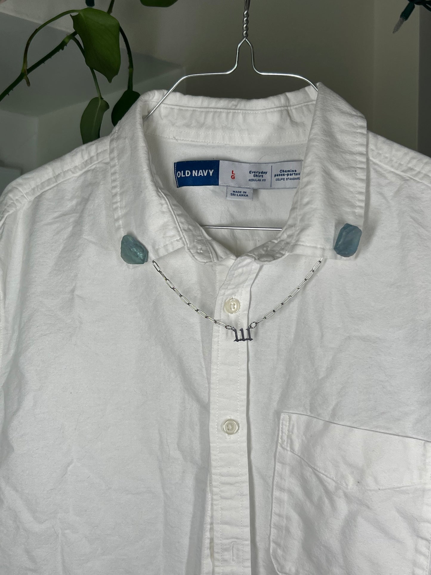 Chaînes de collier en cristal avec chiffres angéliques