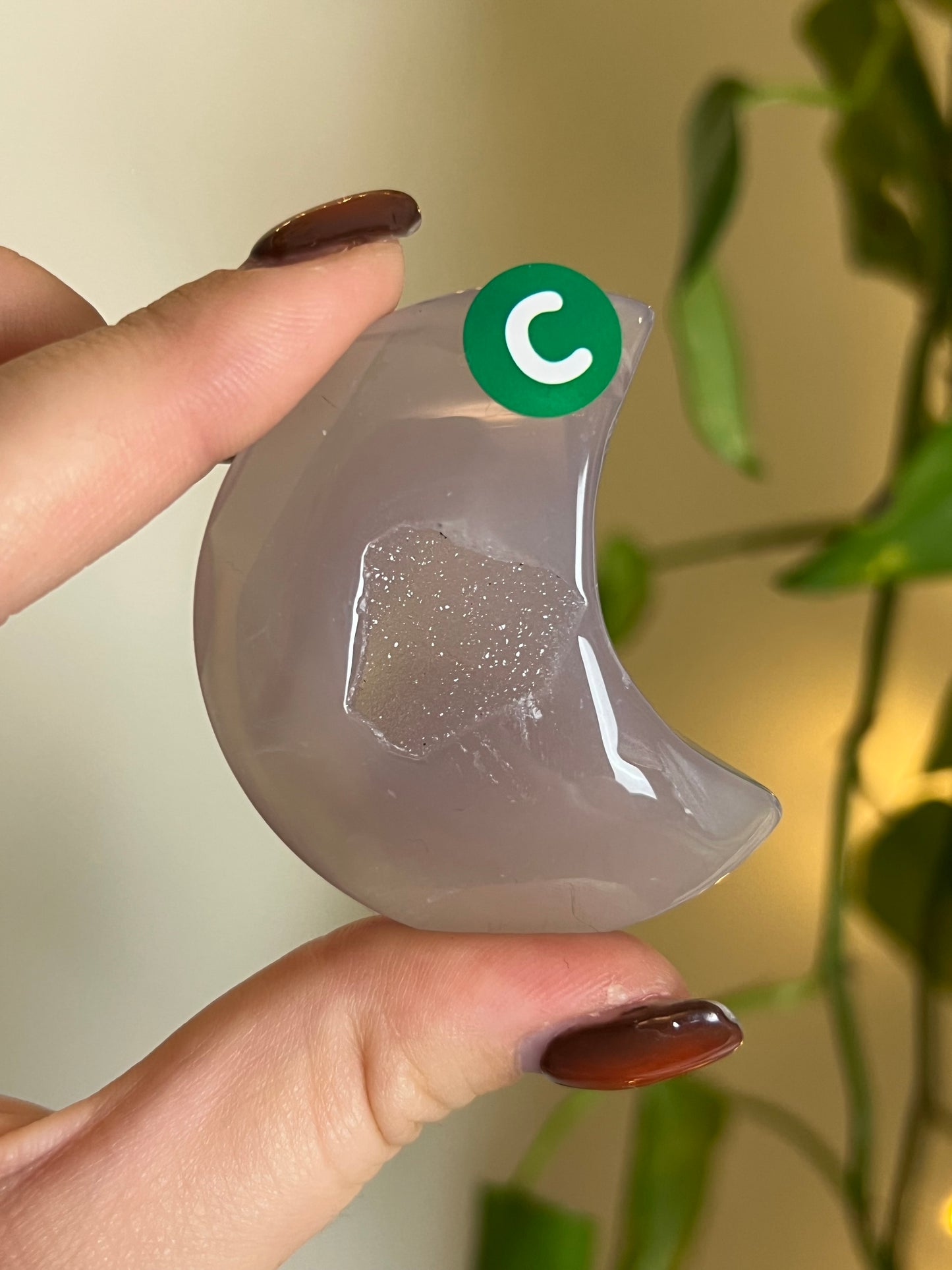 Druzy Agate Moon - Choose Your Ownđ