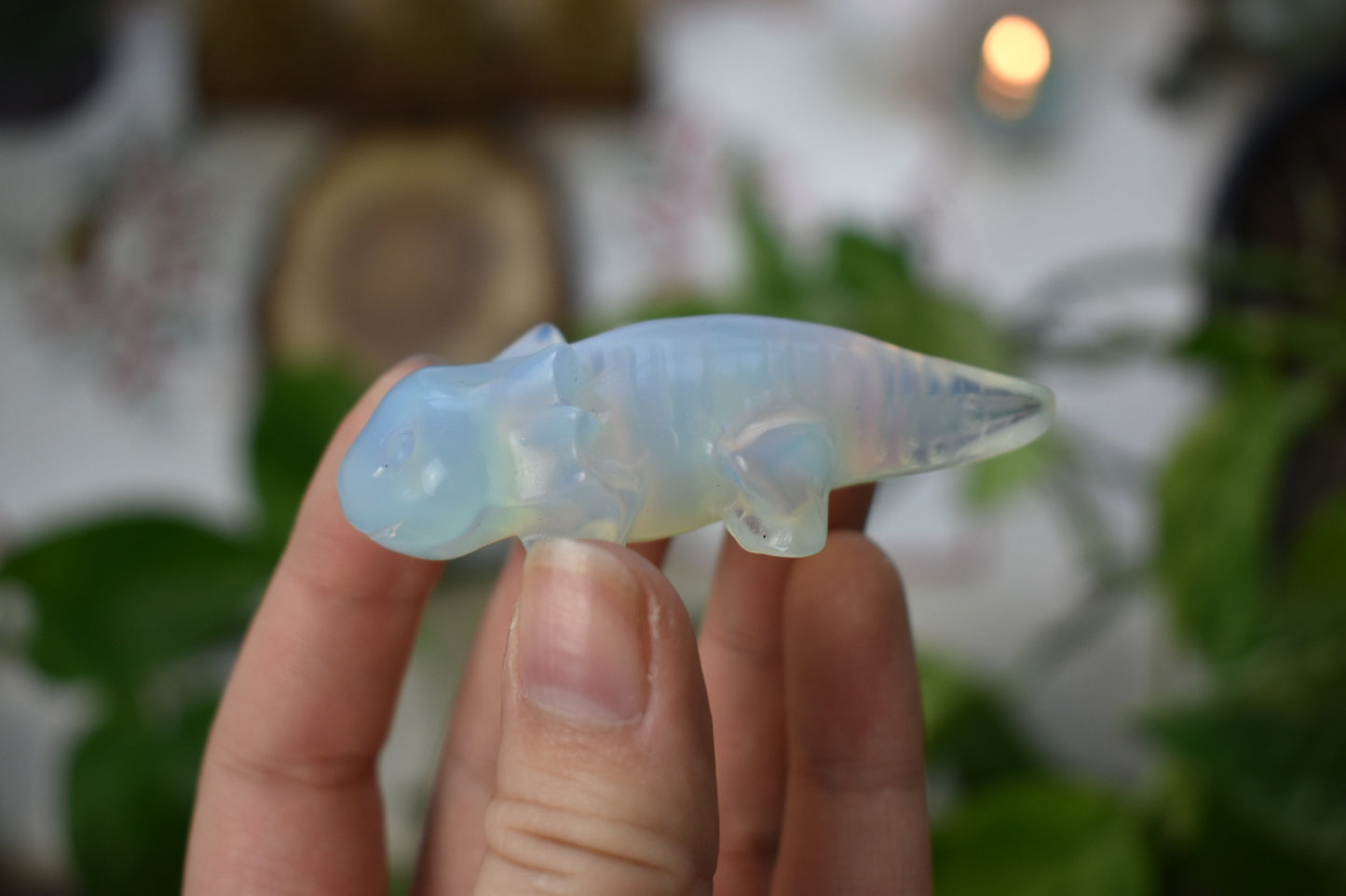 Opalite Glass Axolotl