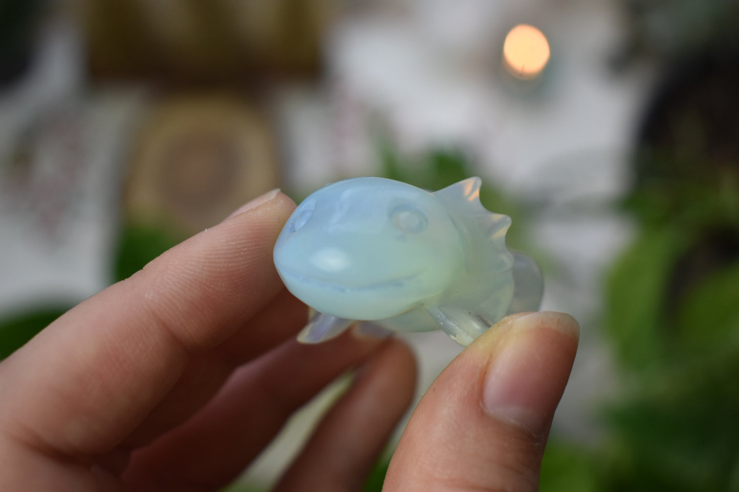 Opalite Glass Axolotl