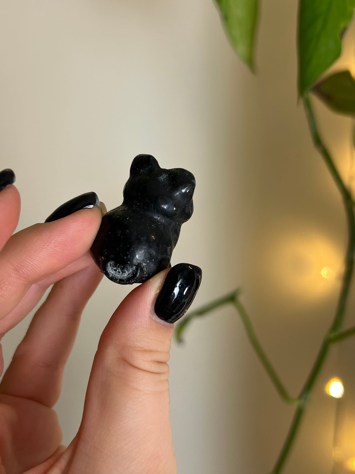 Black Tourmaline Cat