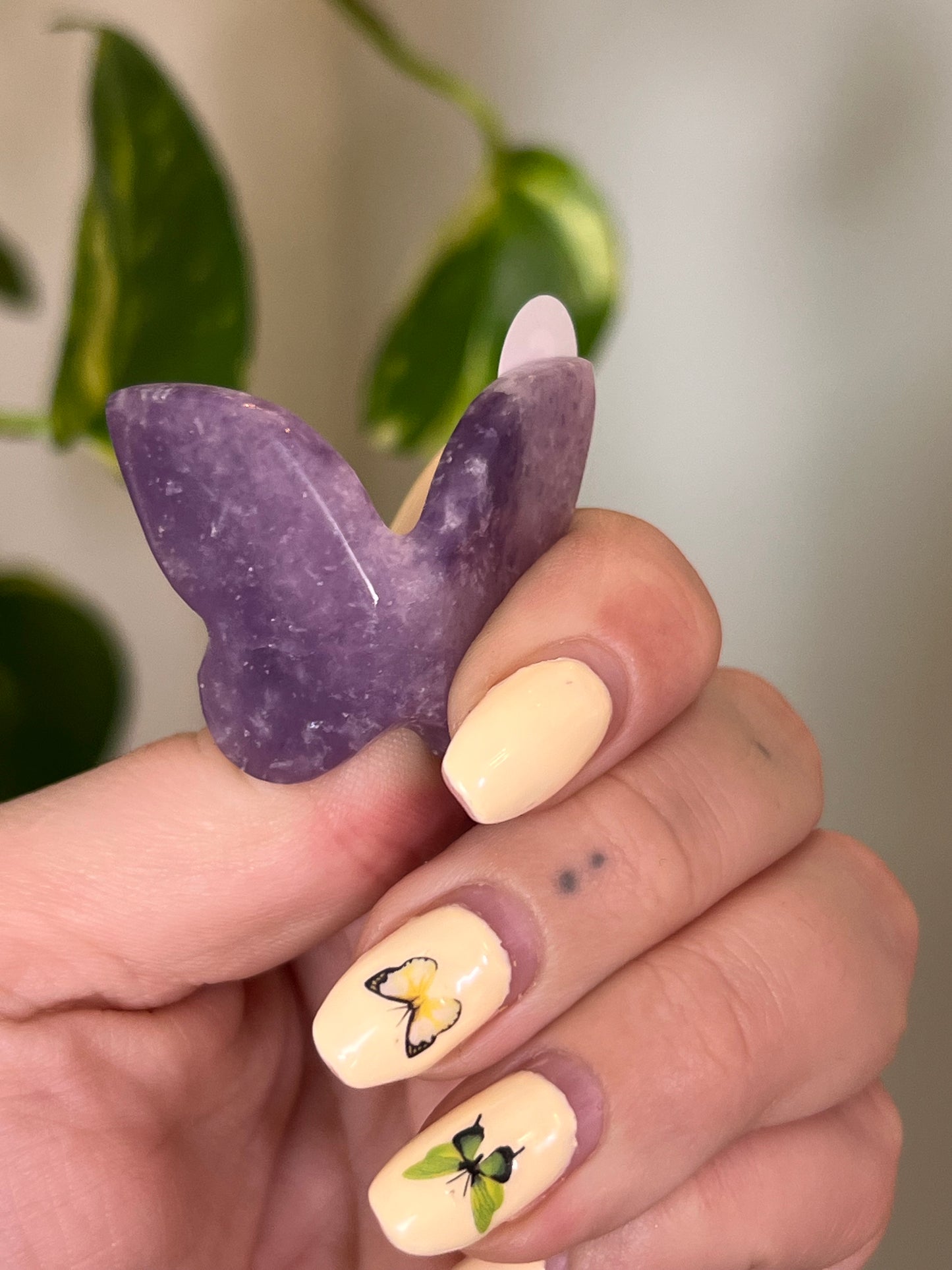 Lepidolite Small 3D Butterfly - S