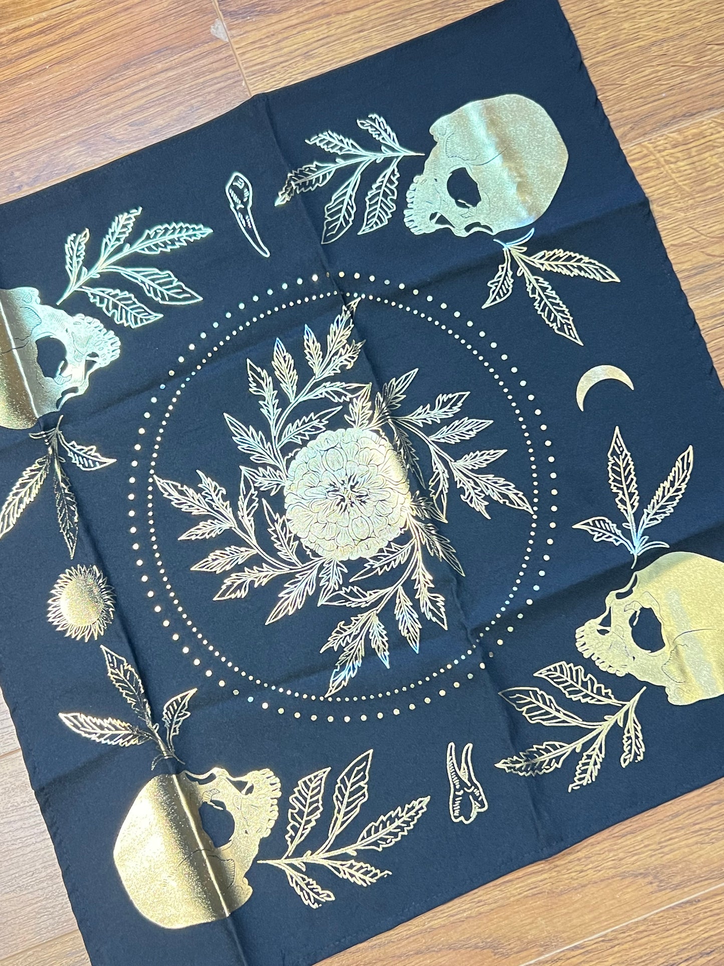 Teeth & Bone Tarot Altar Cloth