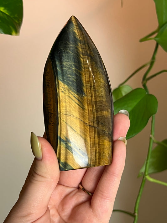 Blue + Golden Tigers Eye Freeform R