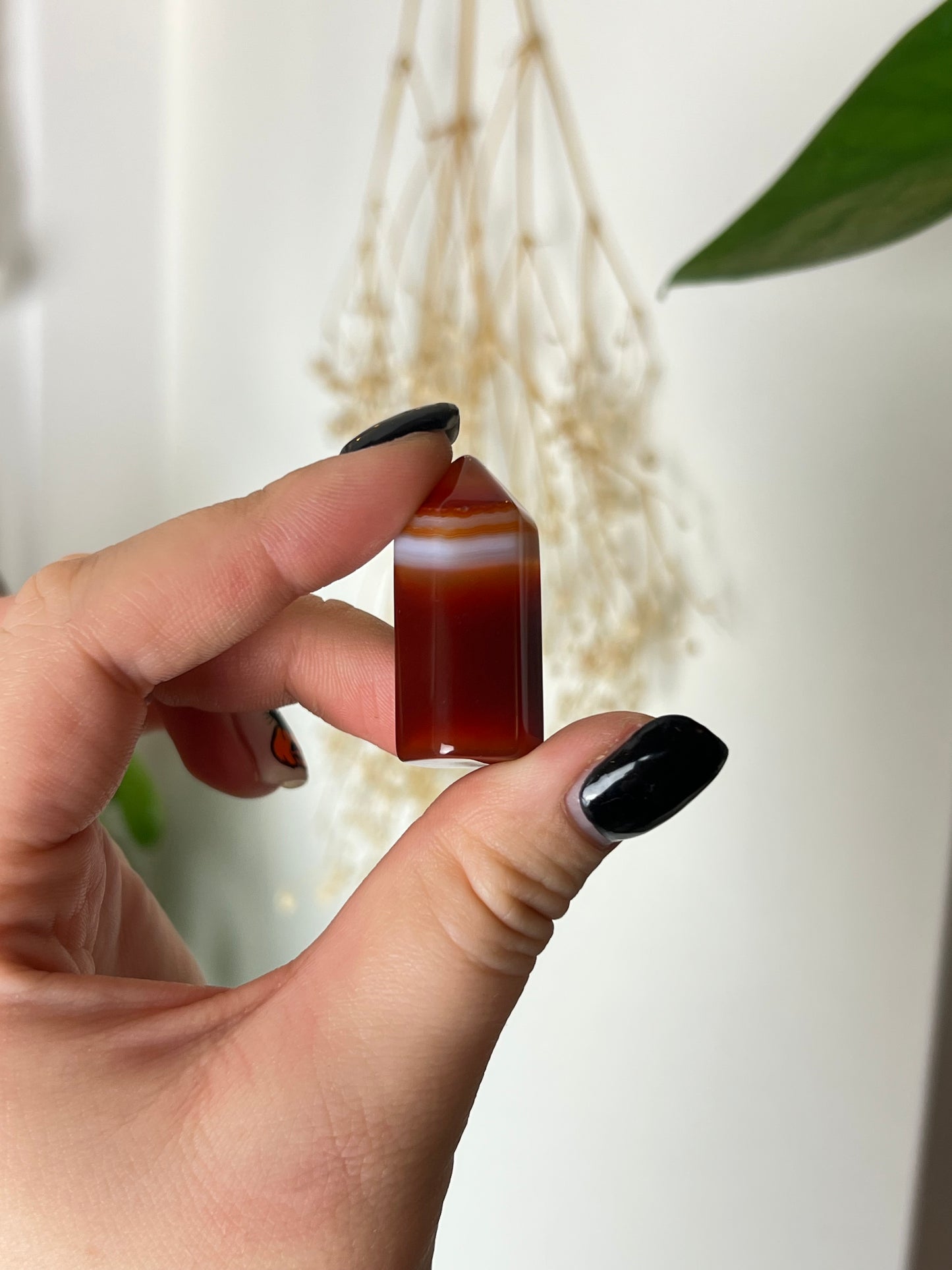 Carnelian x Red Banded Agate Small Tower