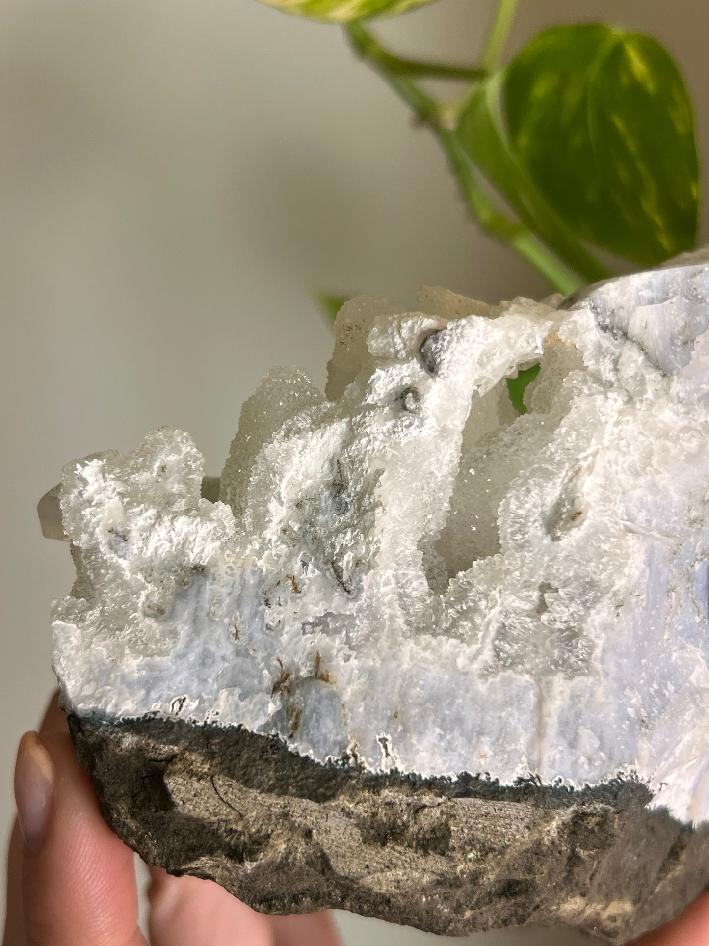 Chalcedony and Apophyllite Large Cluster 🪸