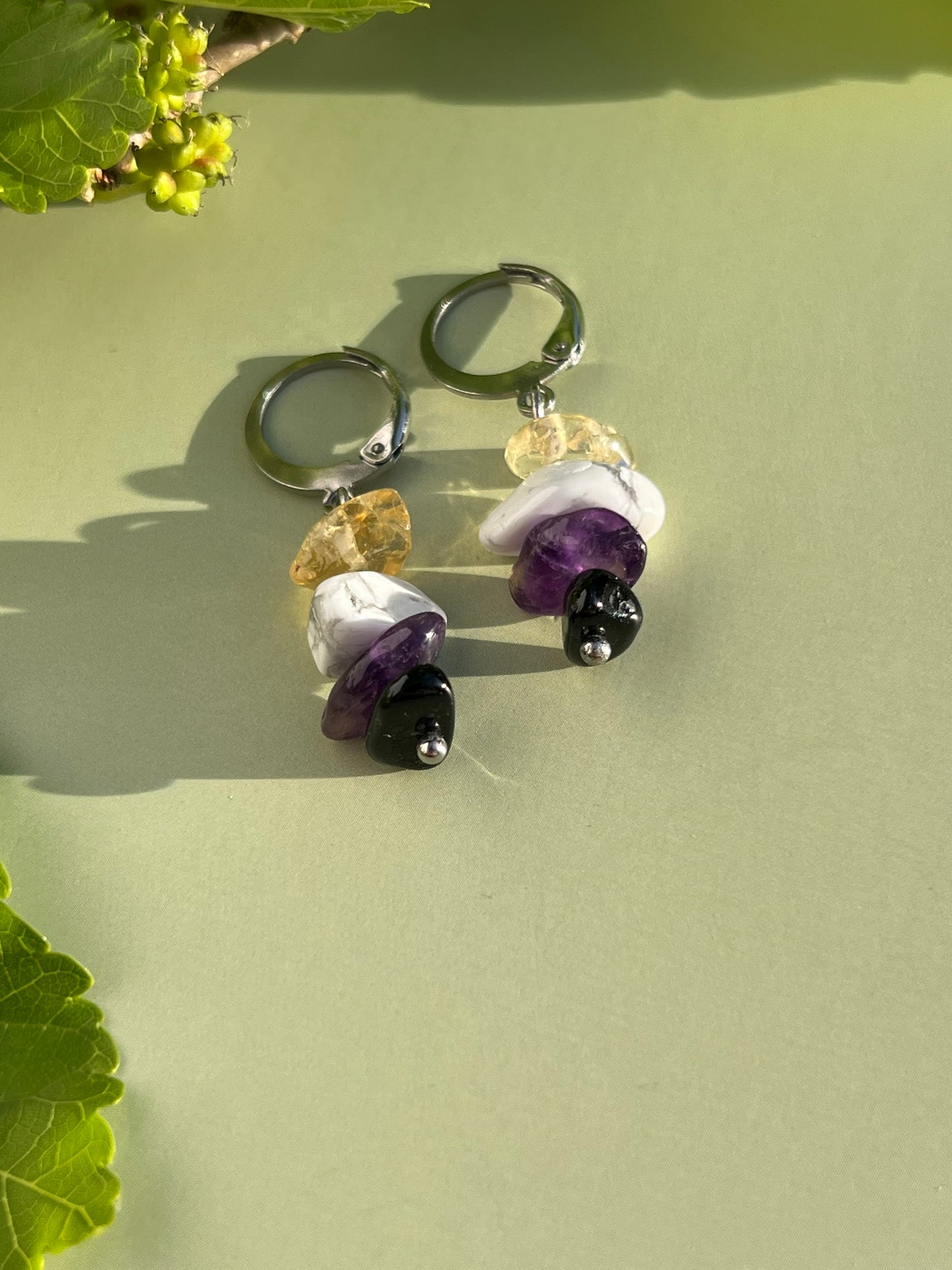 Non Binary Pride Flag Huggie Earrings
