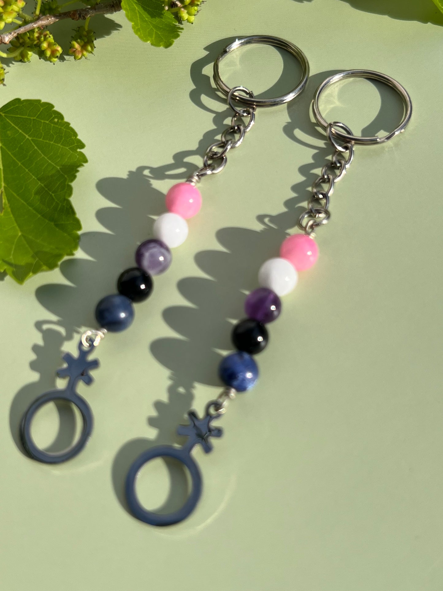 Genderfluid Keychain
