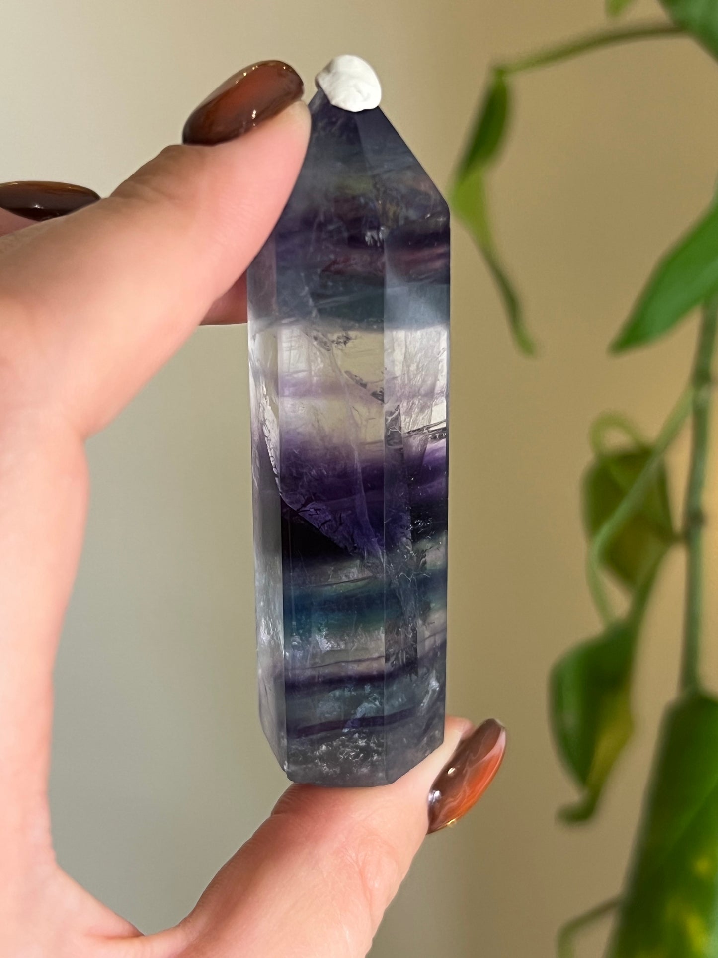 High Quality Rainbow Fluorite Tower