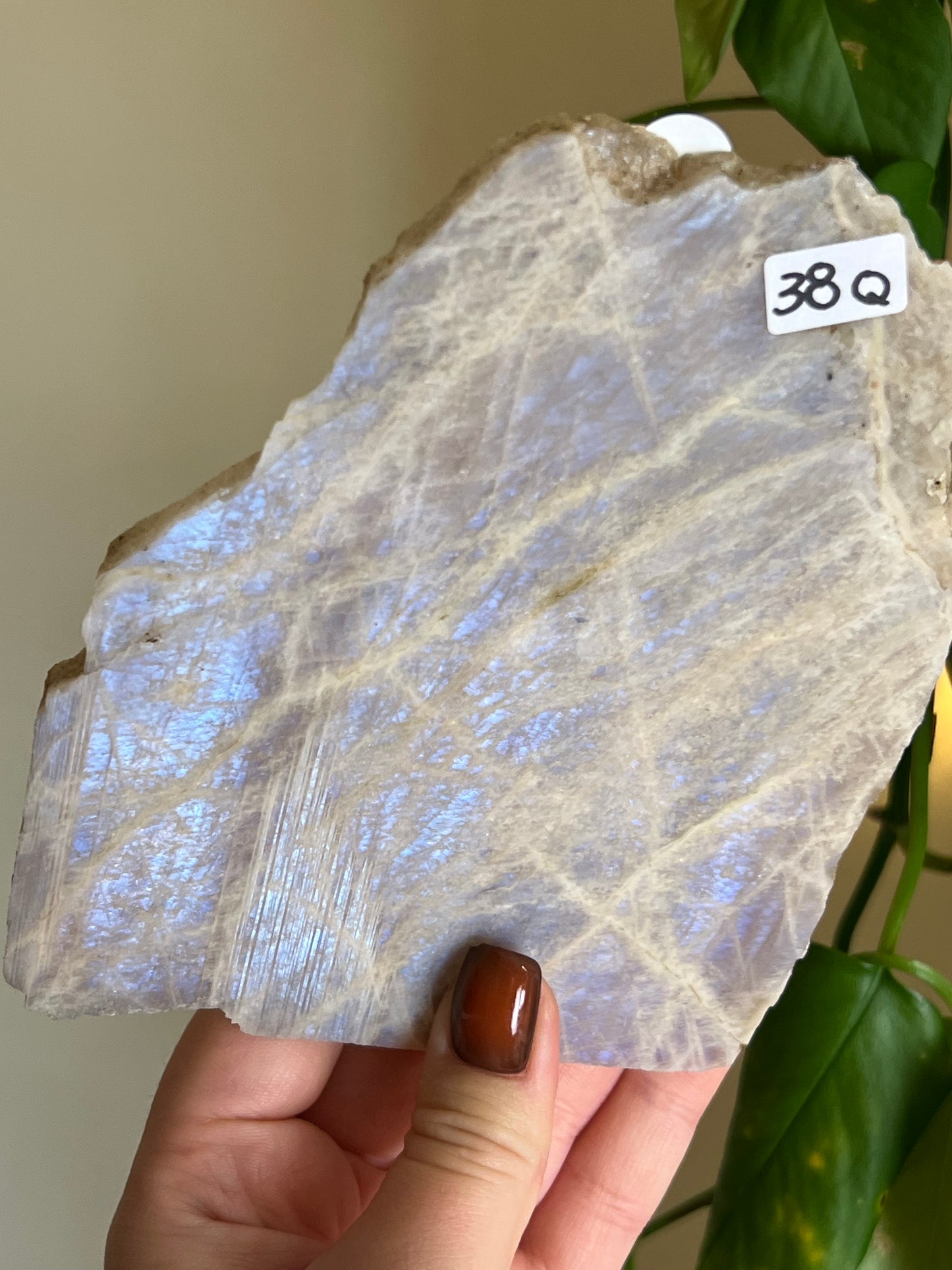 Flashy Moonstone Slab - Q