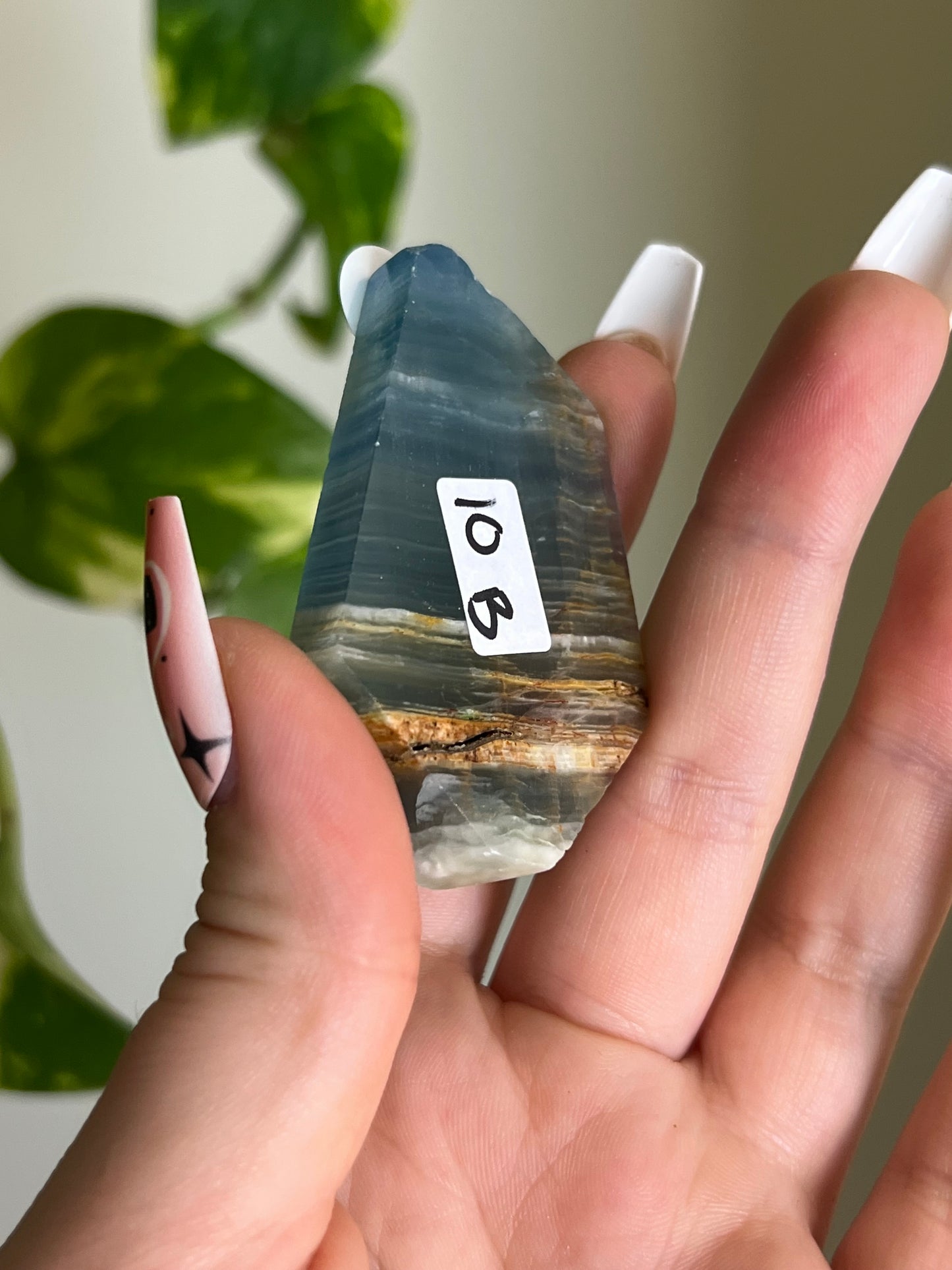 Blue Lemurian Aquatine Calcite Gusher - B 🌊