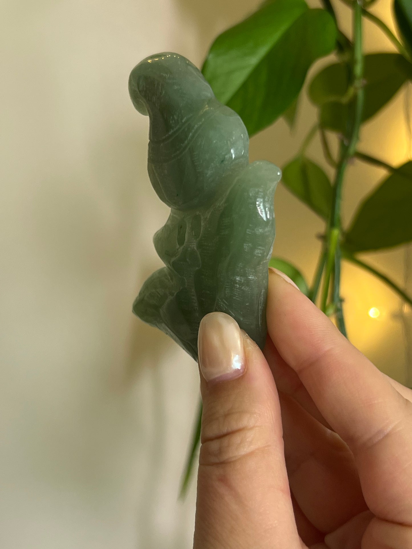 *Imperfect* Green Aventurine Ghost Witch