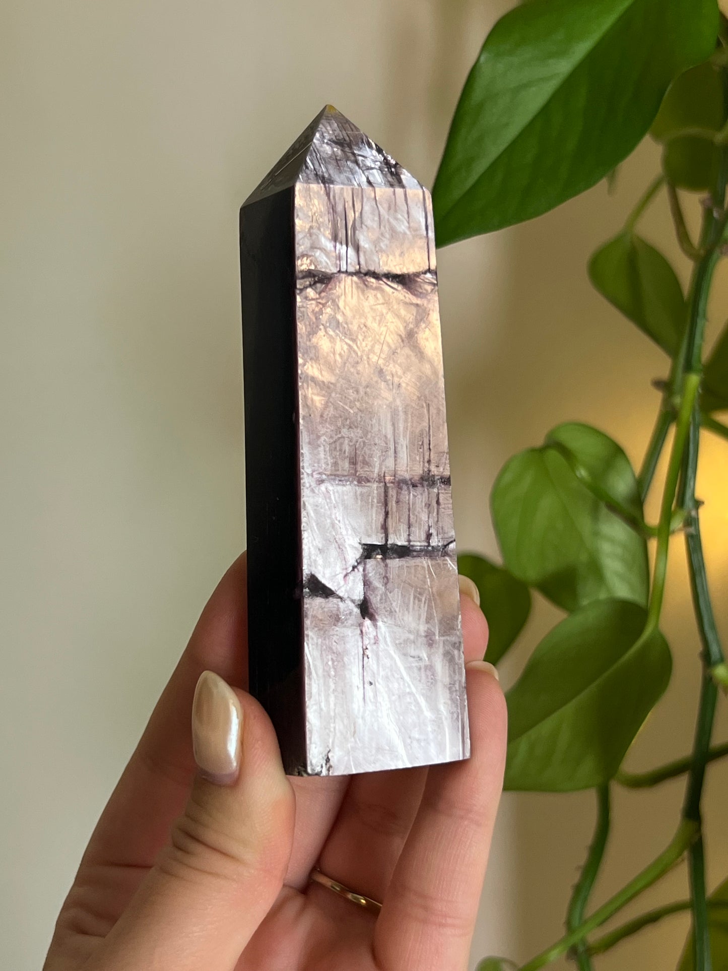 Gem Quality High Flash Lepidolite Towers