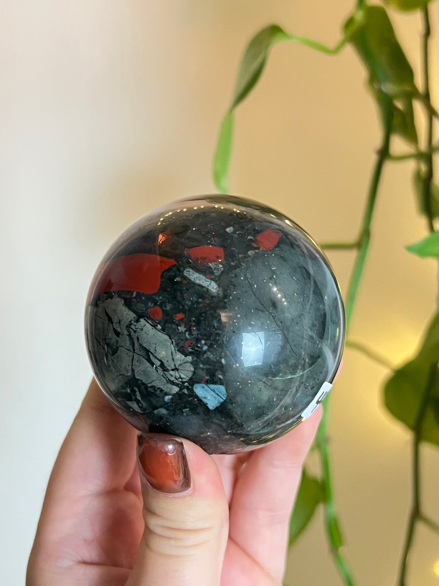 African Bloodstone Sphere M