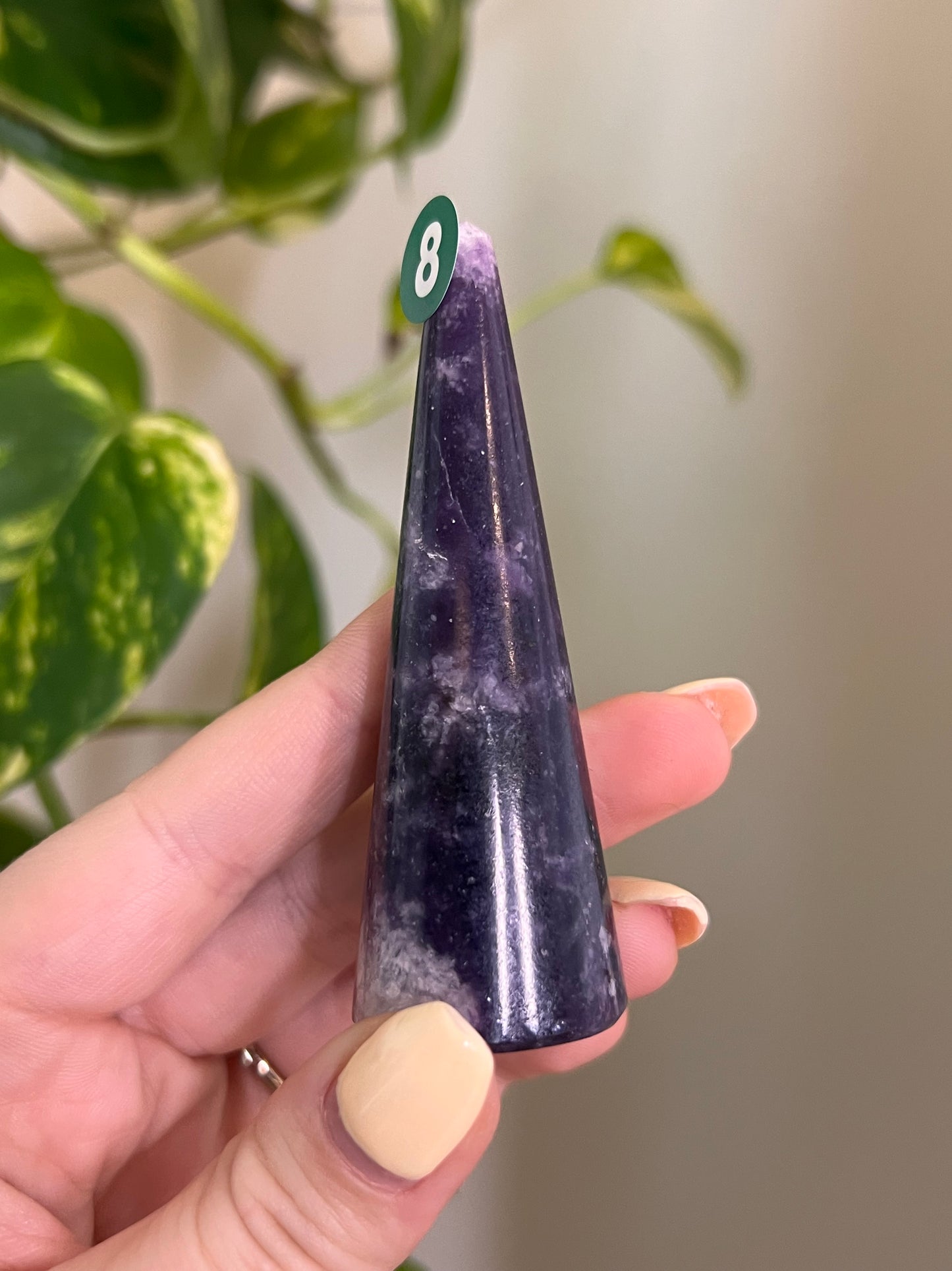 Lepidolite Ring Holder - 8