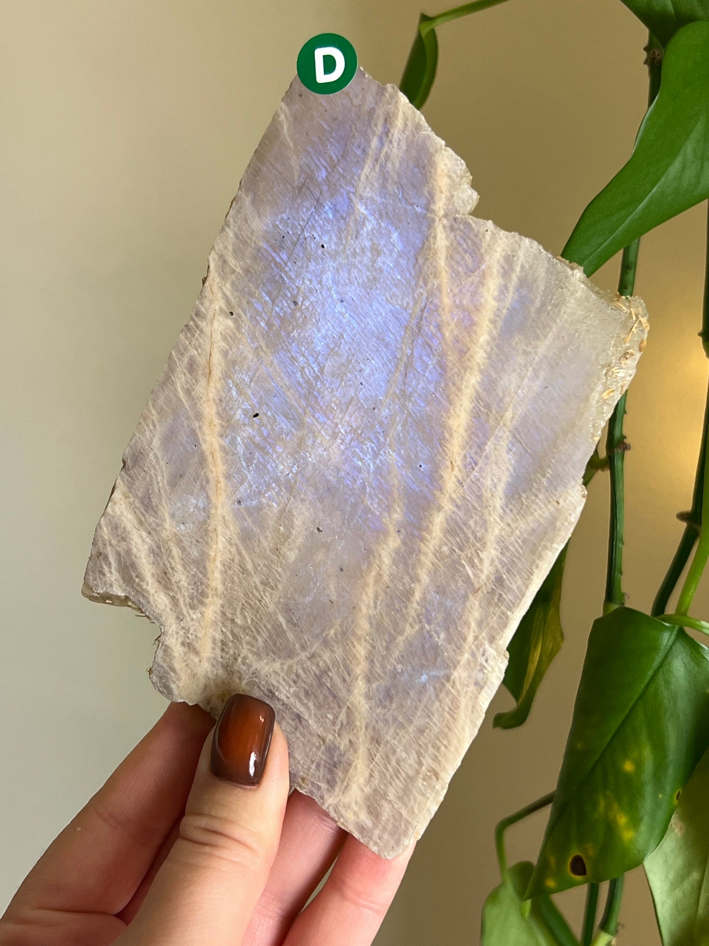 Flashy Moonstone Slab - D
