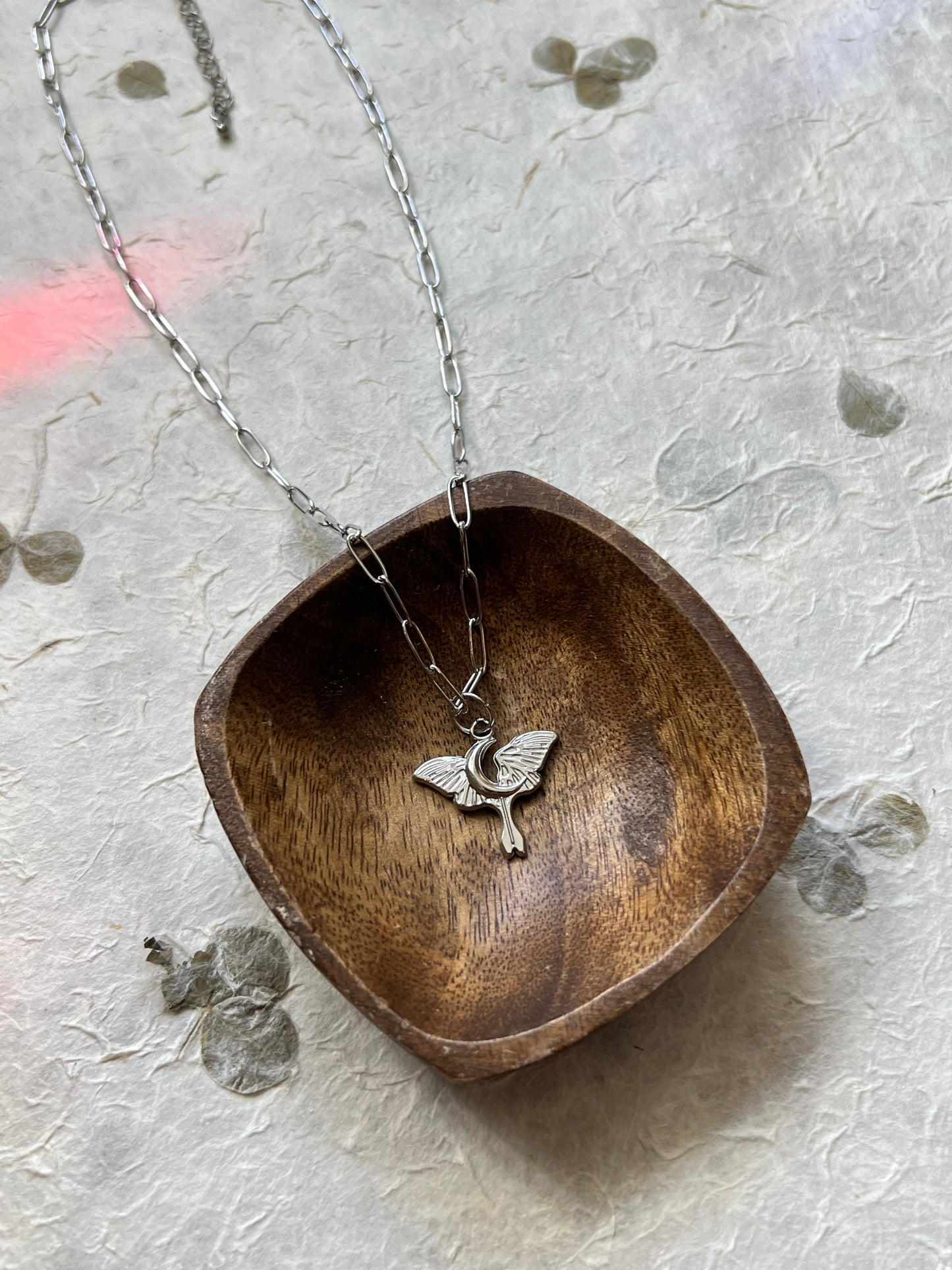 Lunar Moth Necklace
