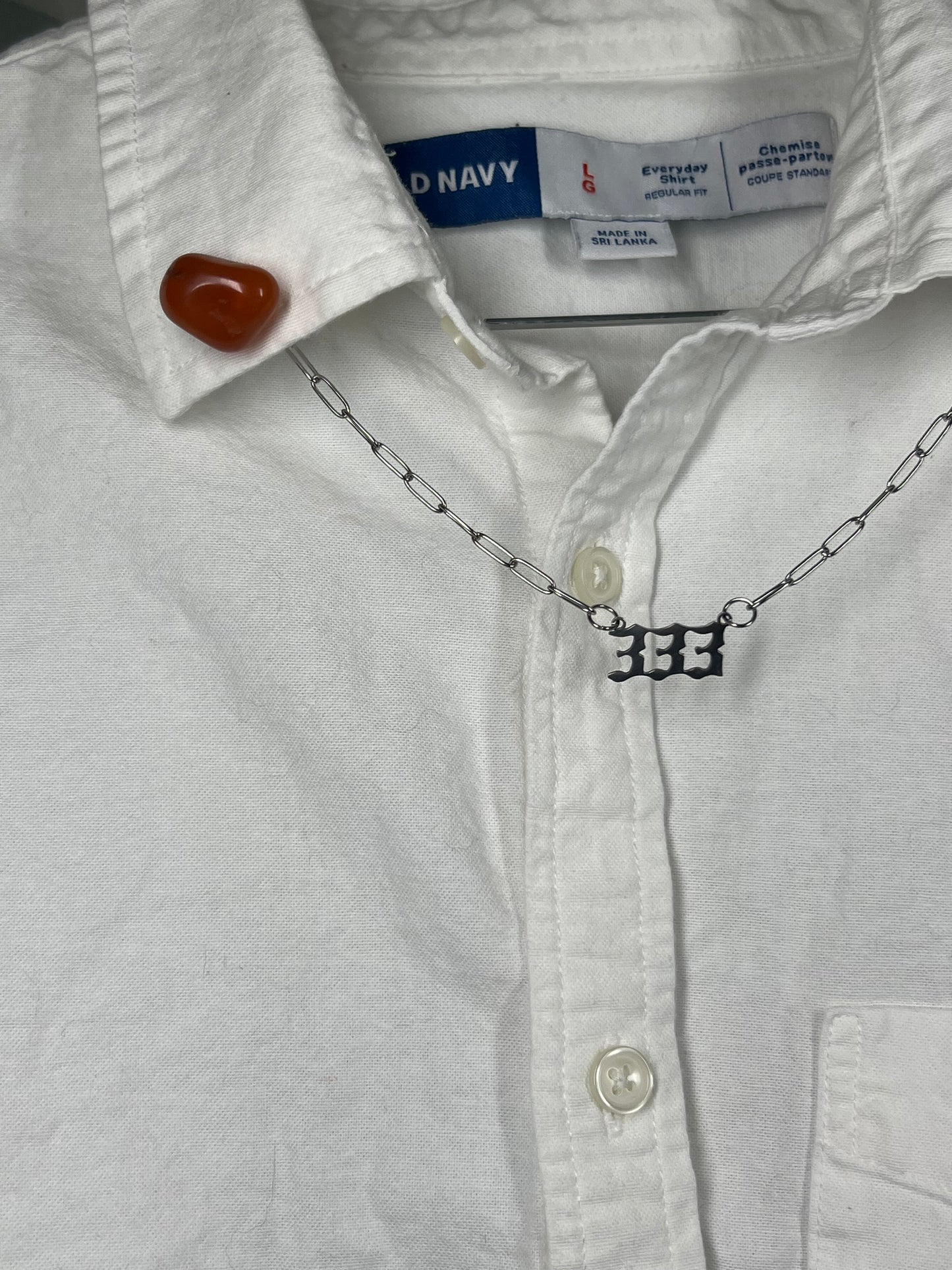 Chaînes de collier en cristal avec chiffres angéliques