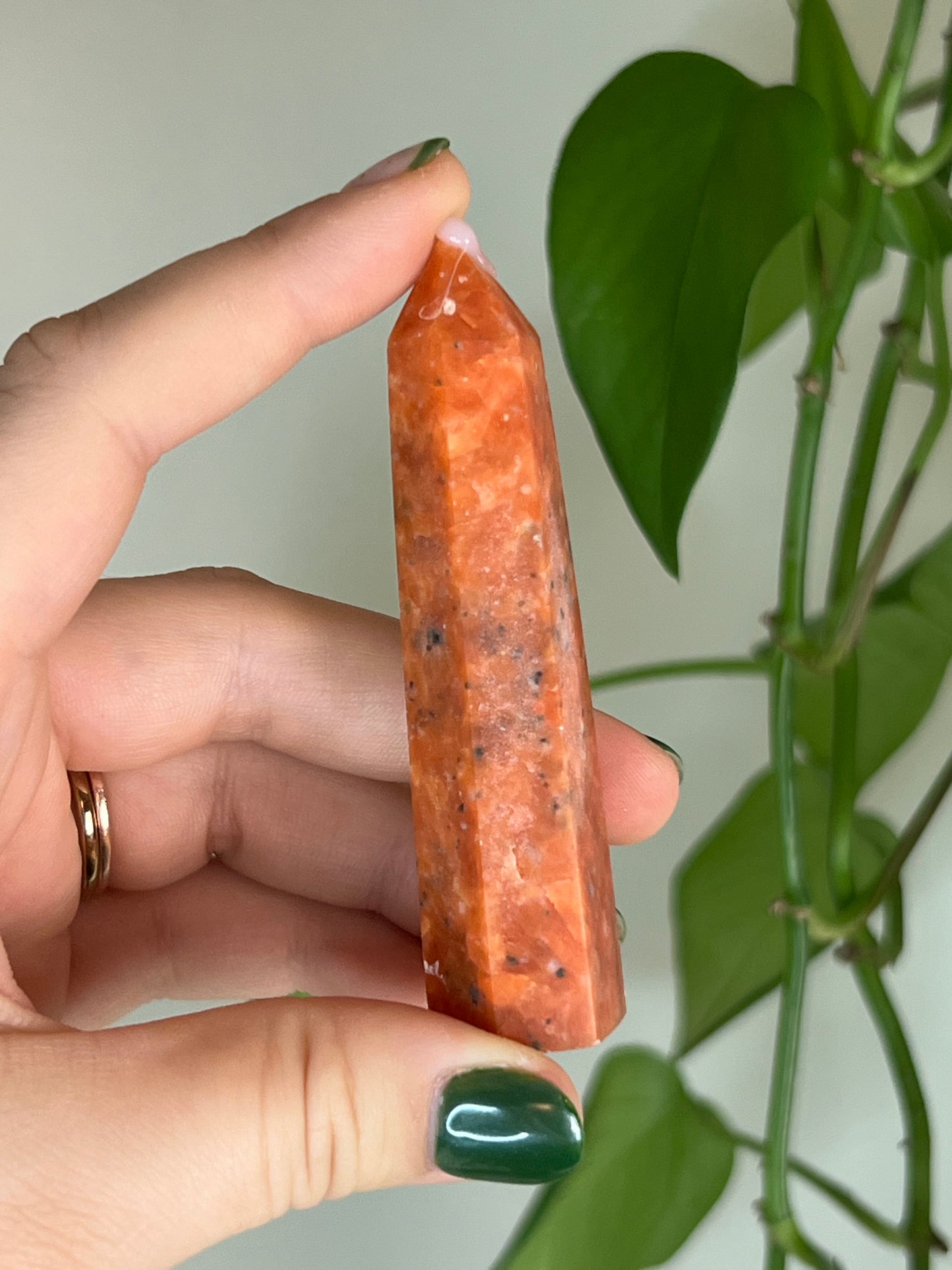 Orange Calcite Tower