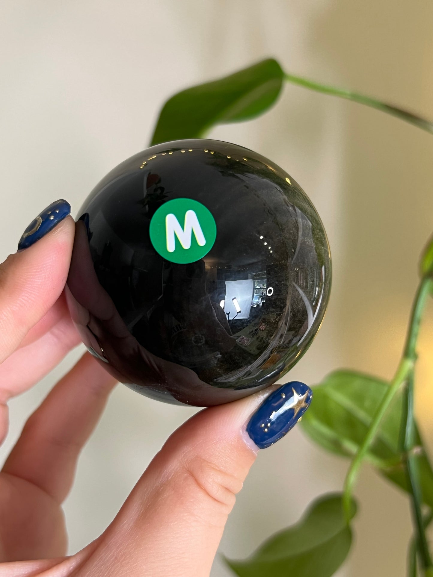 Gold Sheen Obsidian Sphere - M